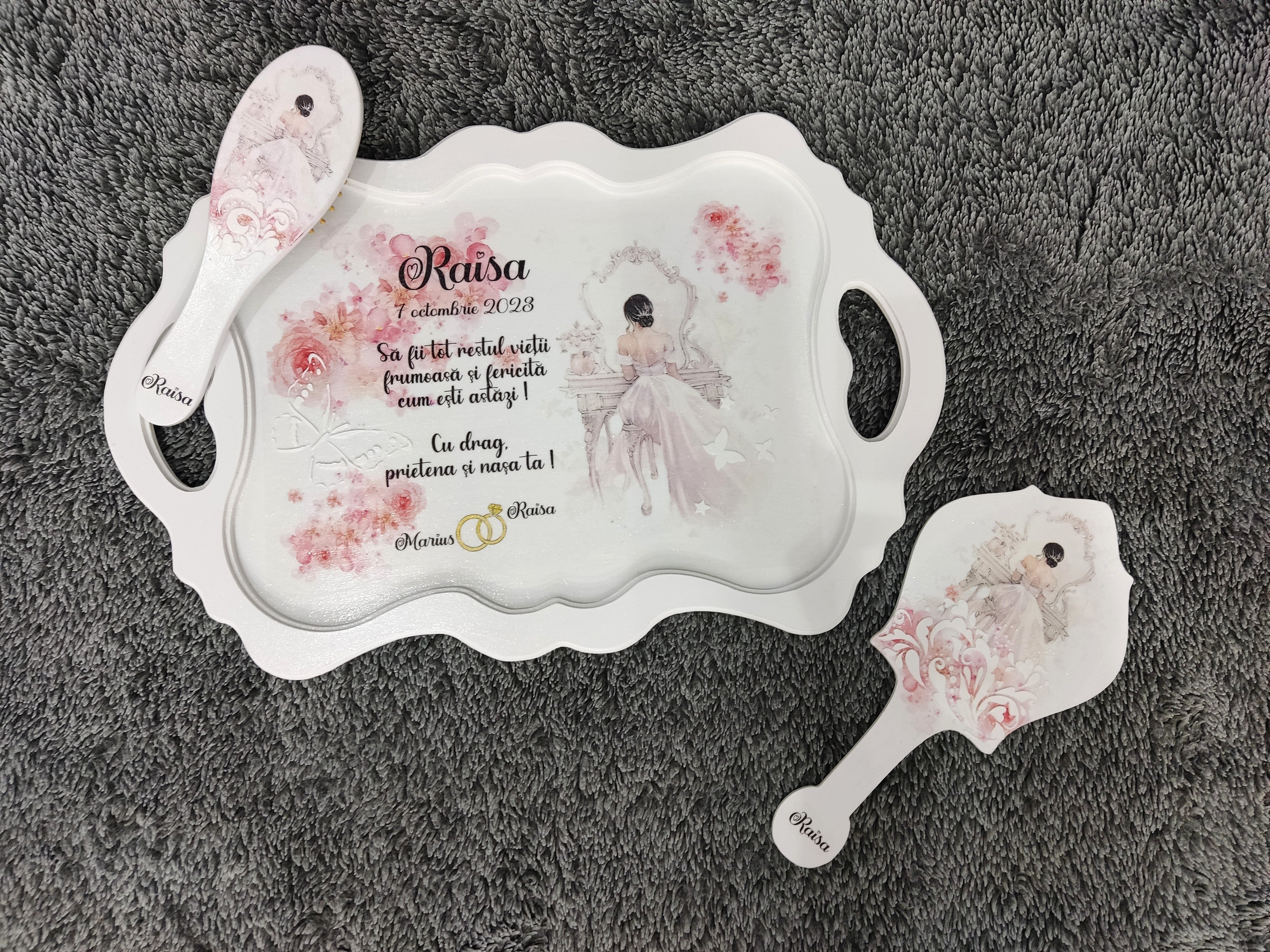 Set gatit - mireasa in oglinda