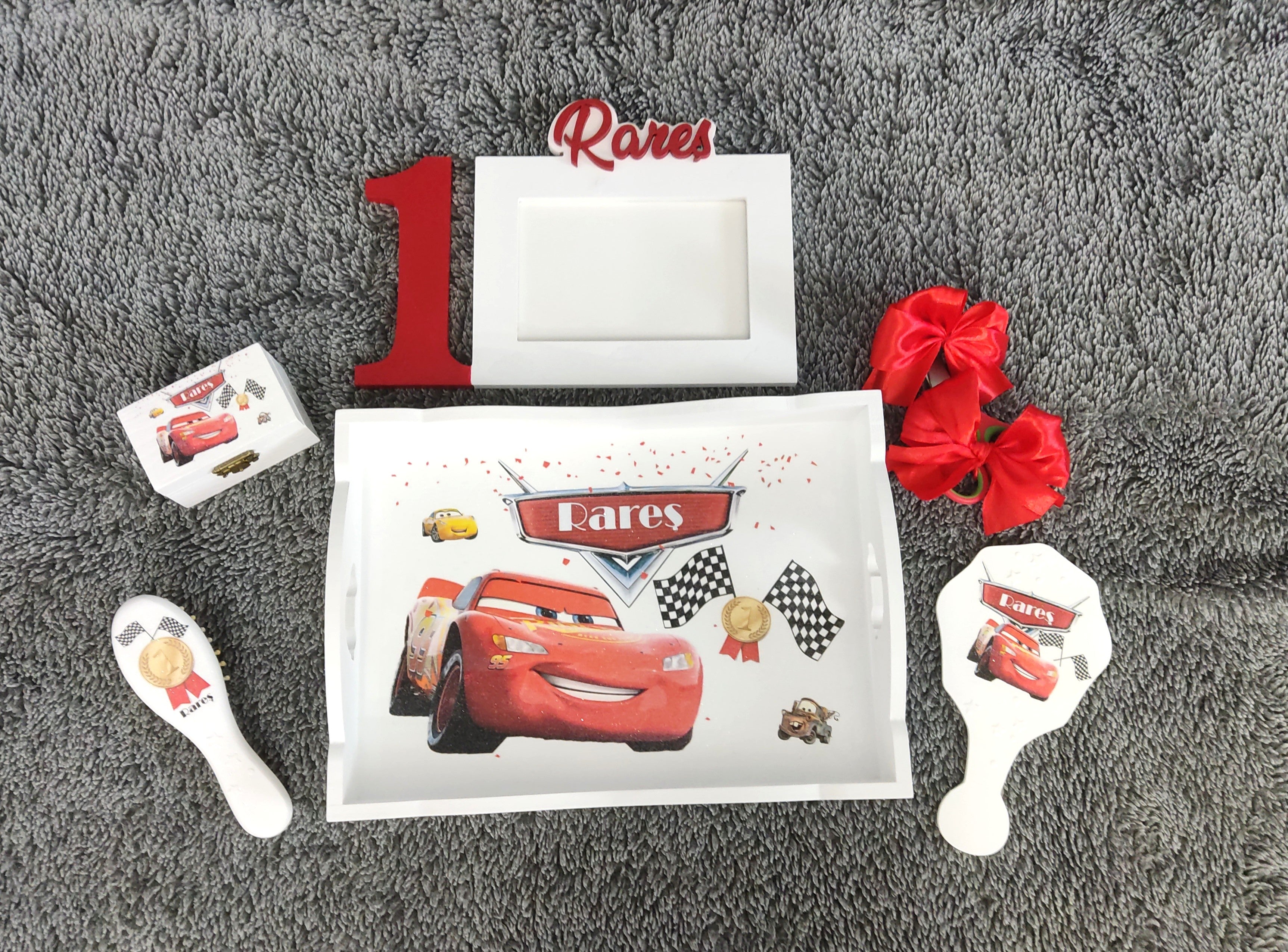 Set de mot personalizat baiat - masini