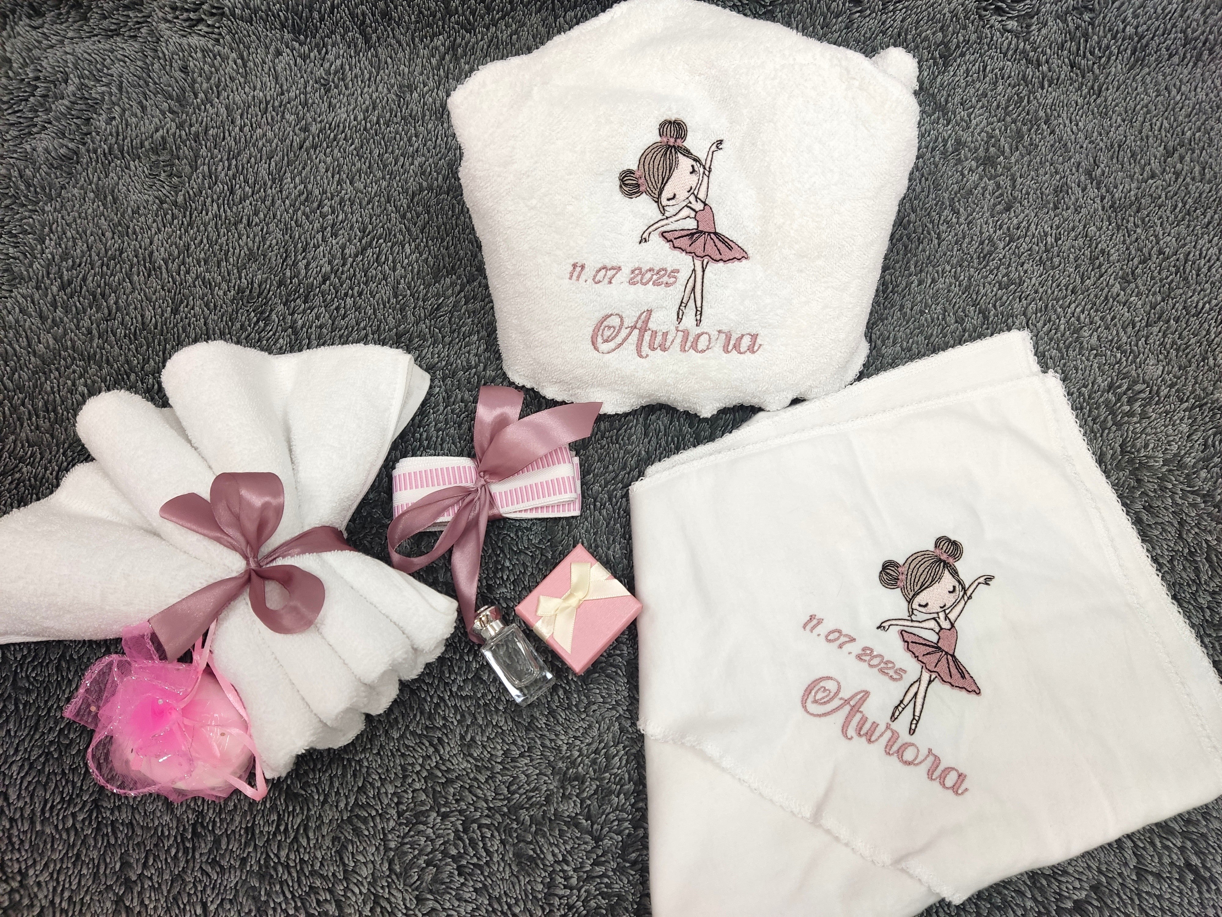 Trusou de baza personalizat 7 piese - balerina