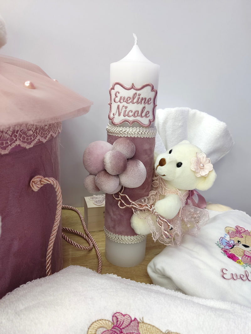 Trusou complet fetita - ursulica cu rochita