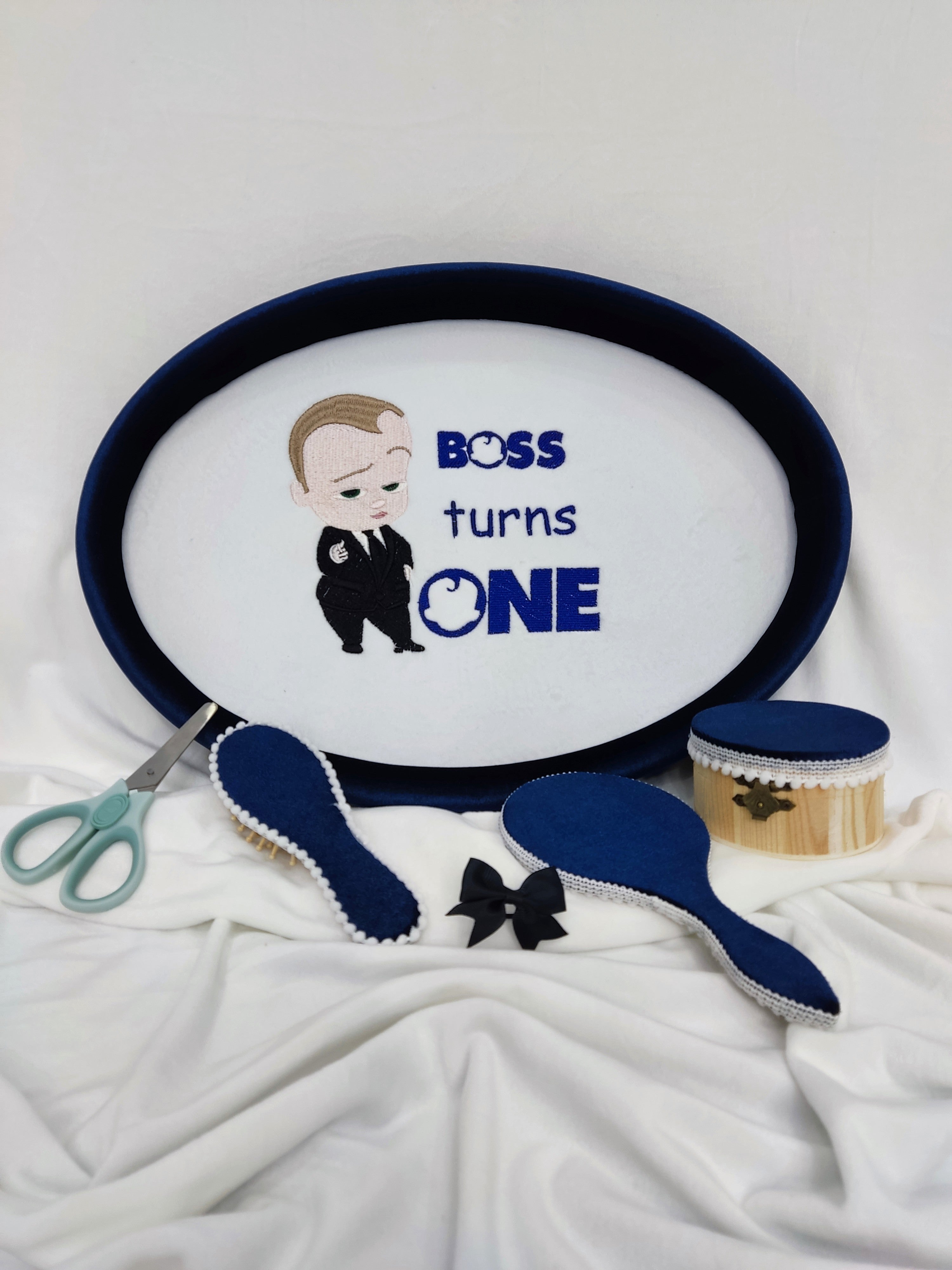 Set mot catifea personalizat - Boss