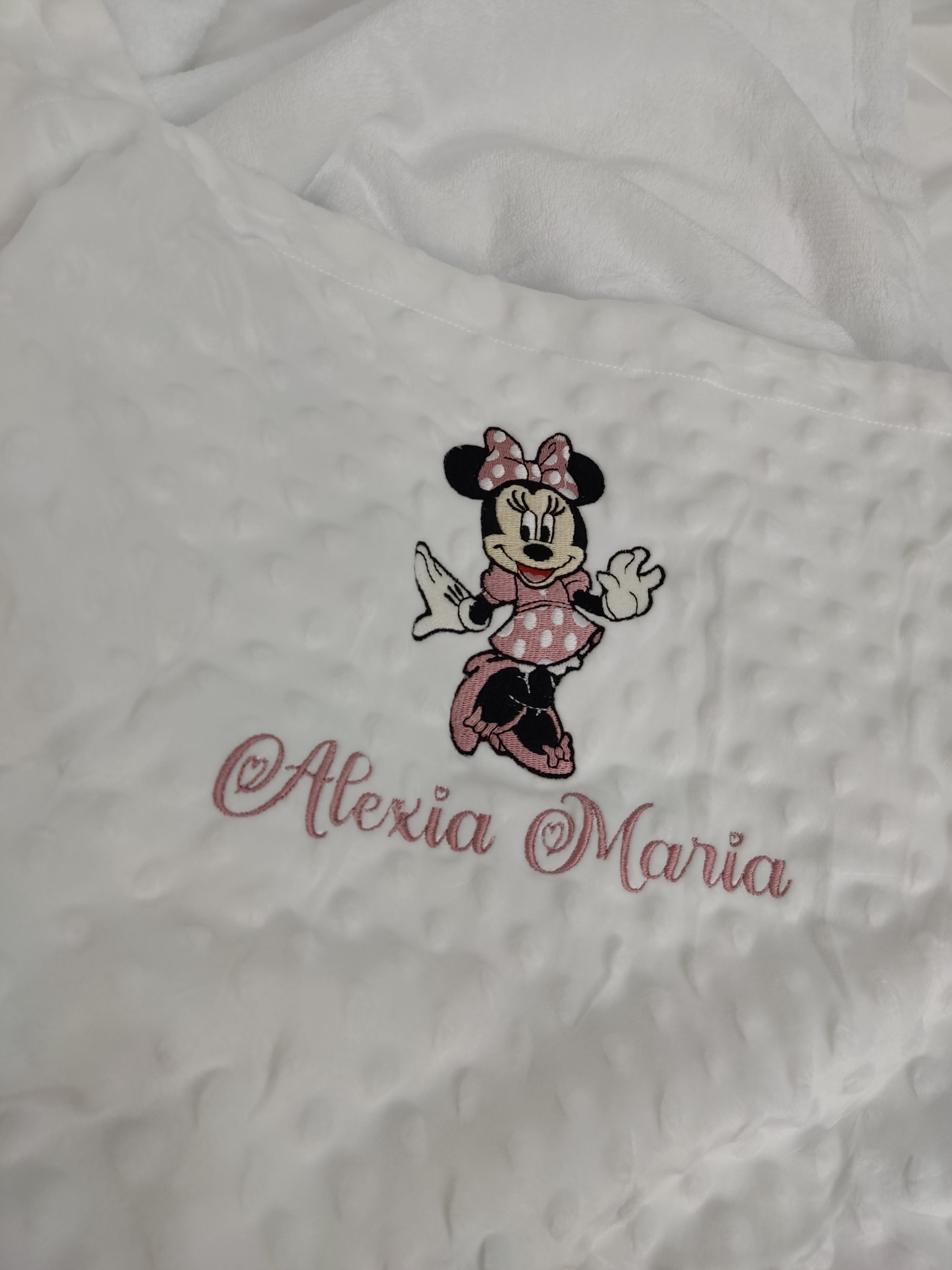 Paturica personalizata bebelusi - Minnie