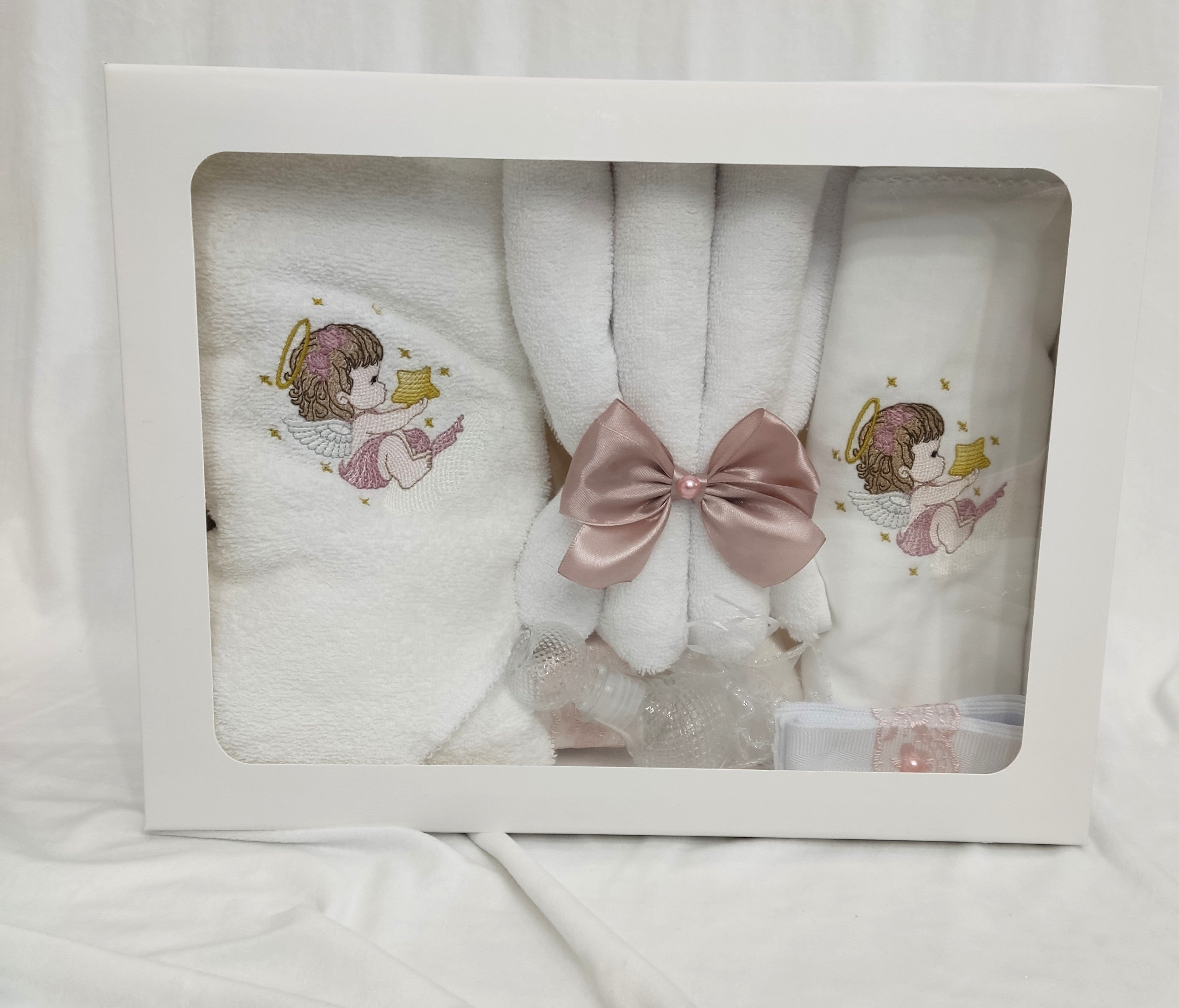 Trusou de baza personalizat 7 piese - ingeras fetita