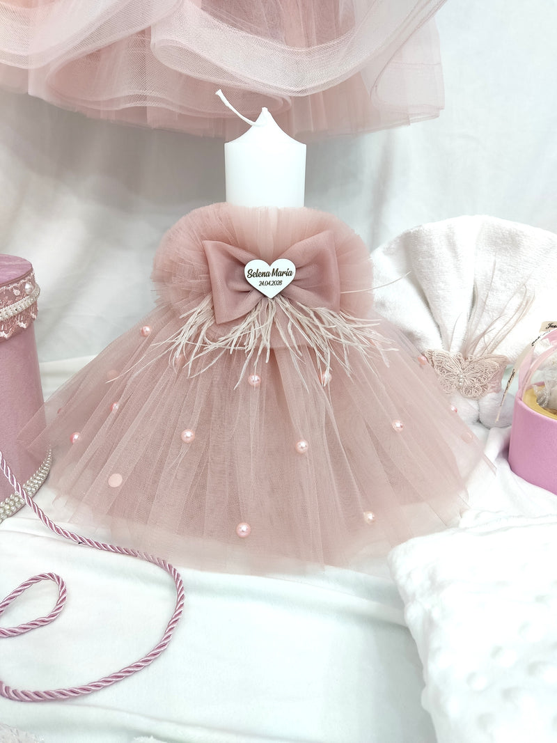 Trusou complet fetita - roz pudra