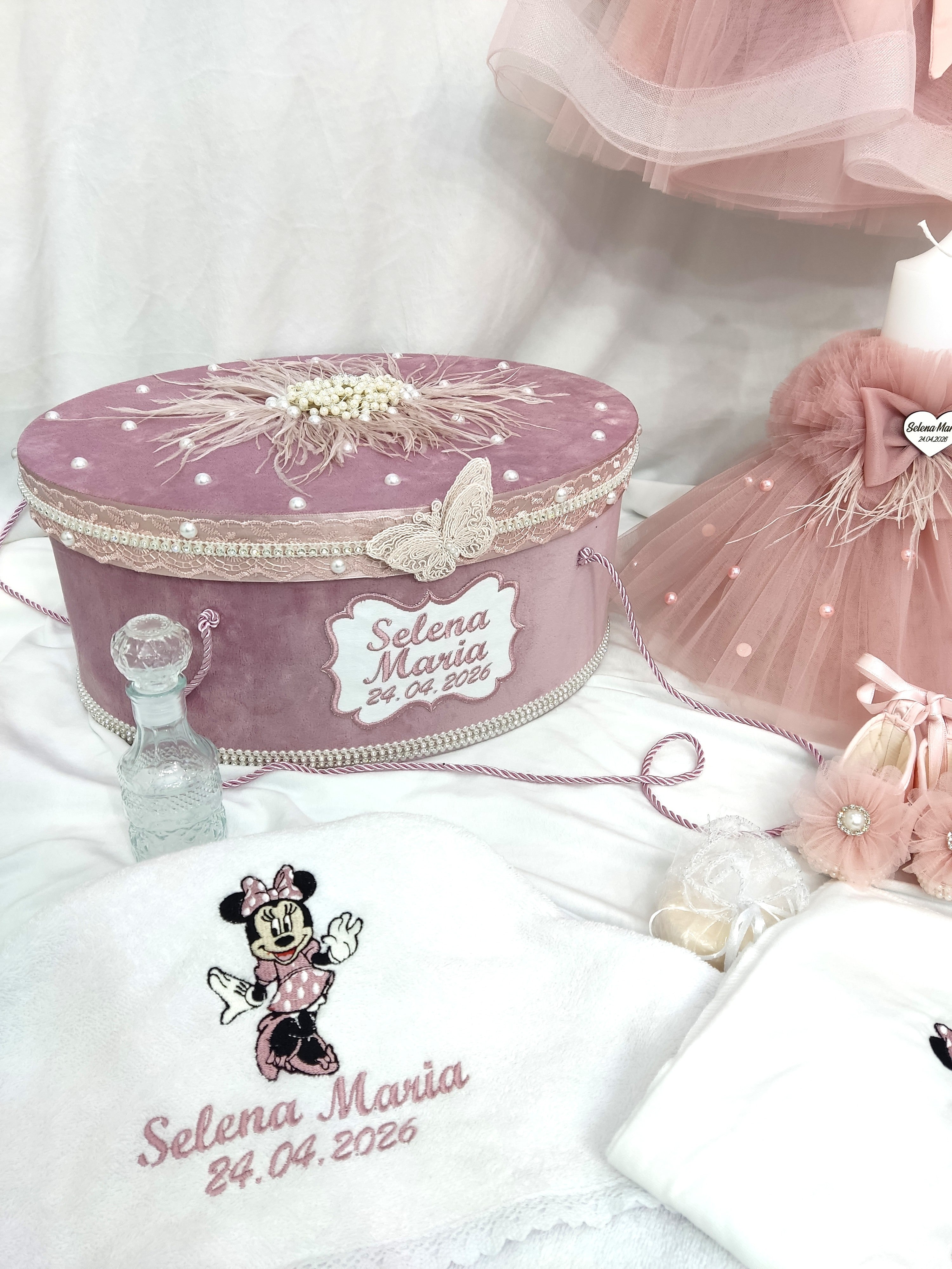 Trusou complet fetita - roz pudra