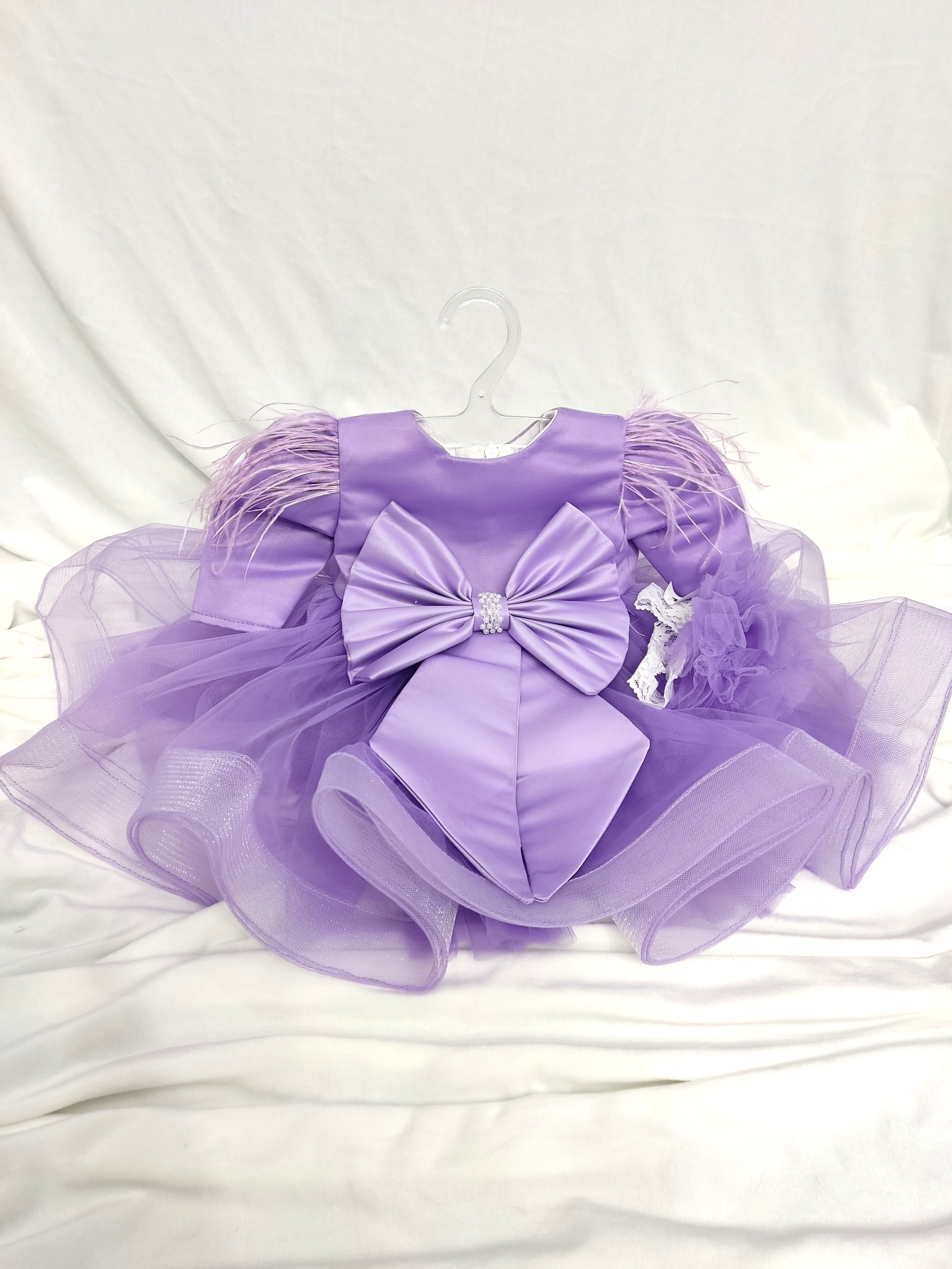 Rochita de botez lila - lavender dream