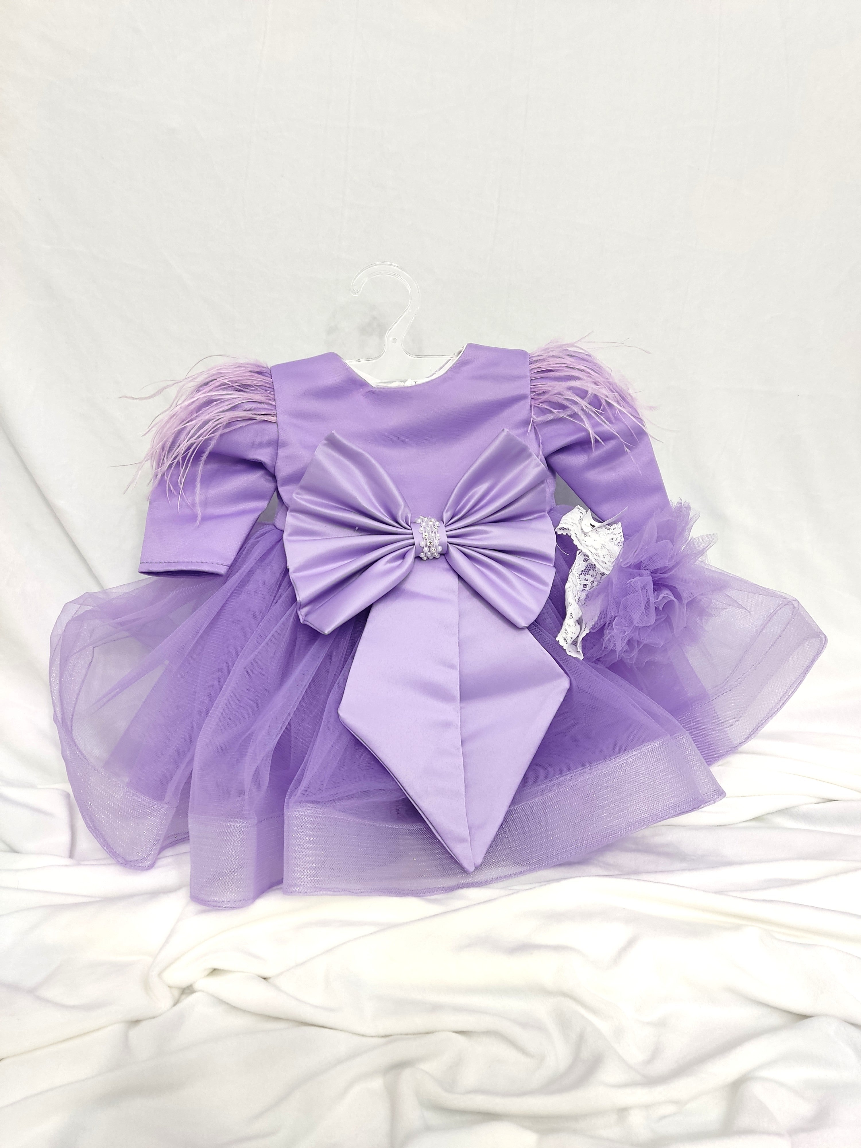 Rochita de botez lila - lavender dream