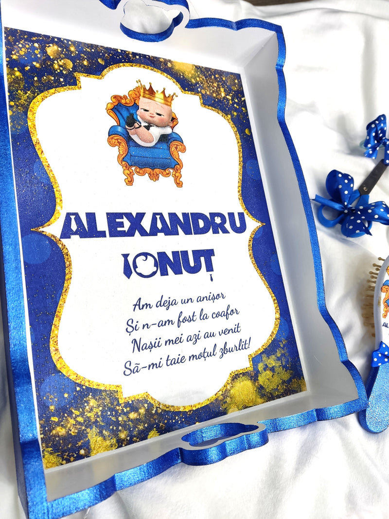 Set de moț personalizat baiat - bebe sef