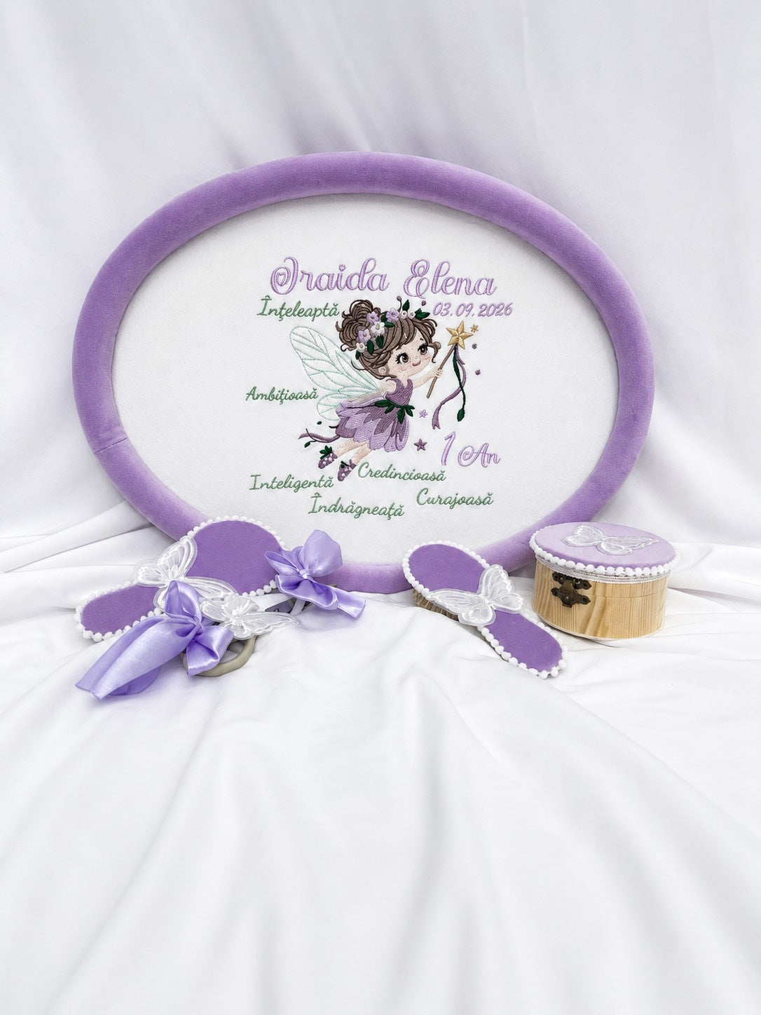 Set de mot catifea lila - zana