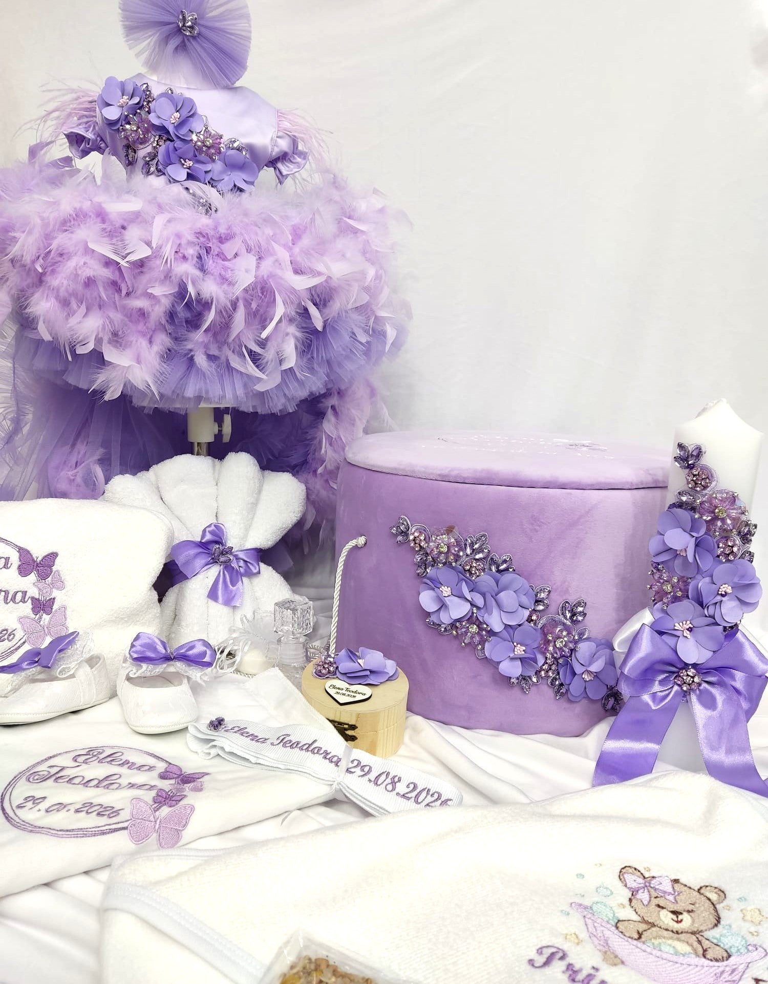 Trusou complet fetita - lila Butterfly