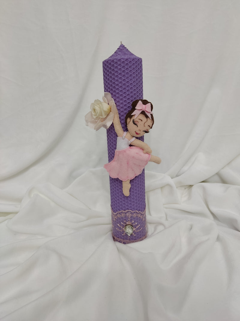 LUMANARE BOTEZ TIP FAGURE TEMATICA BALERINA