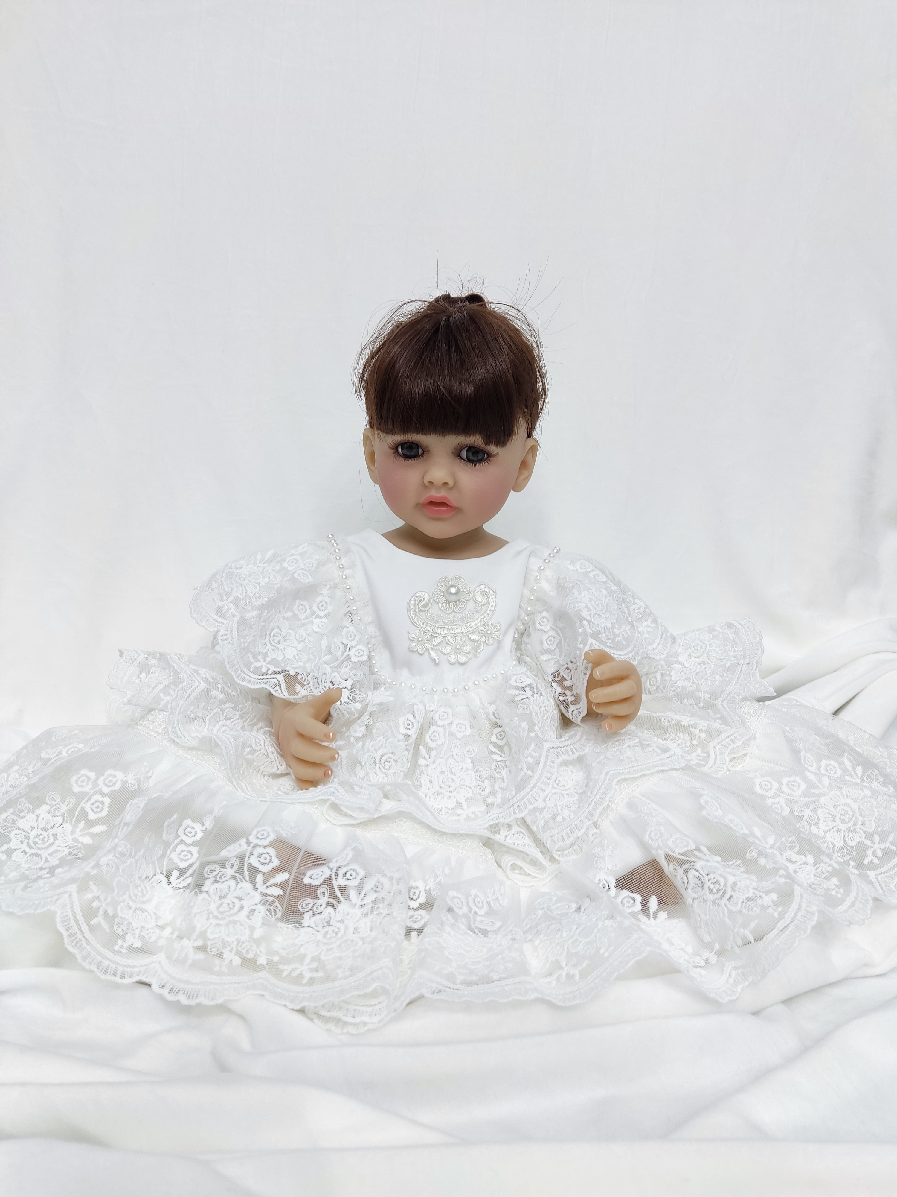 Rochie botez Melisa alba