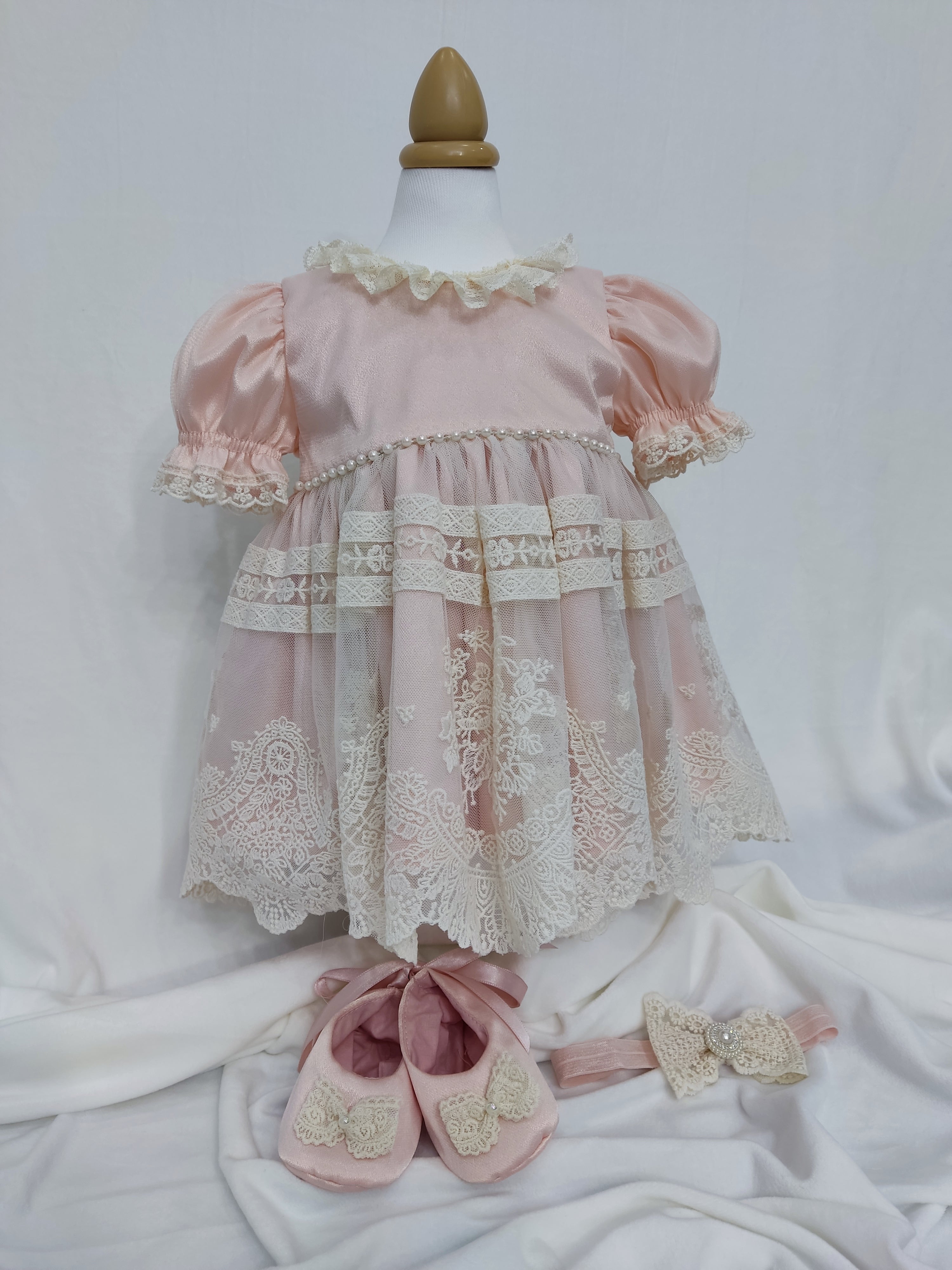 Rochita de botez Cony - roz