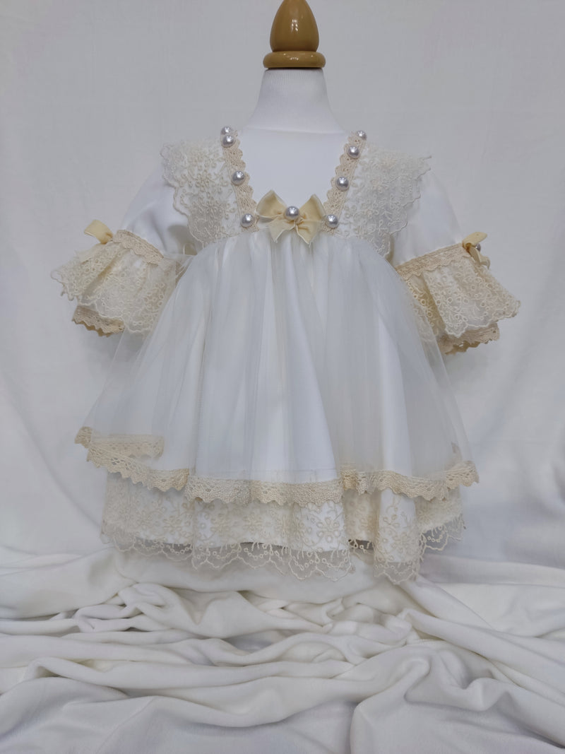 Rochita de botez Dylara ivoire