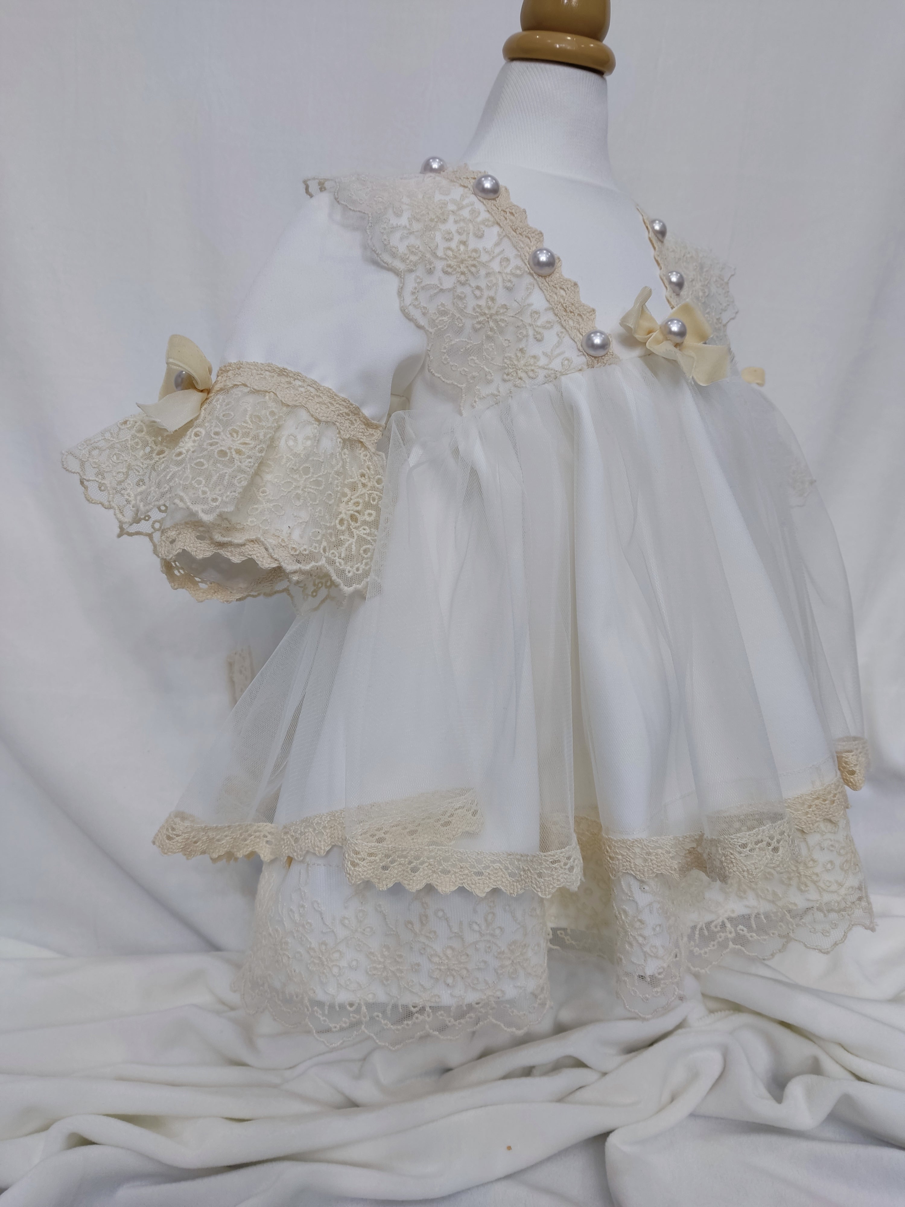 Rochita de botez Dylara ivoire