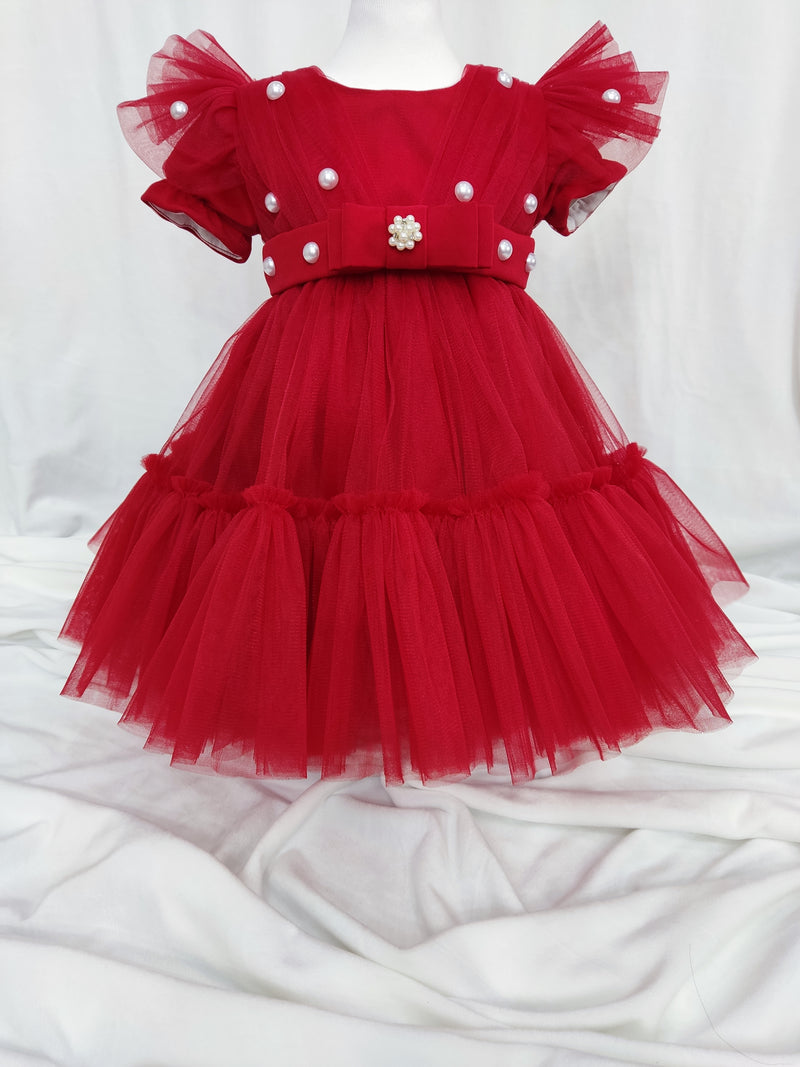 Rochita de botez Amalia - rosie