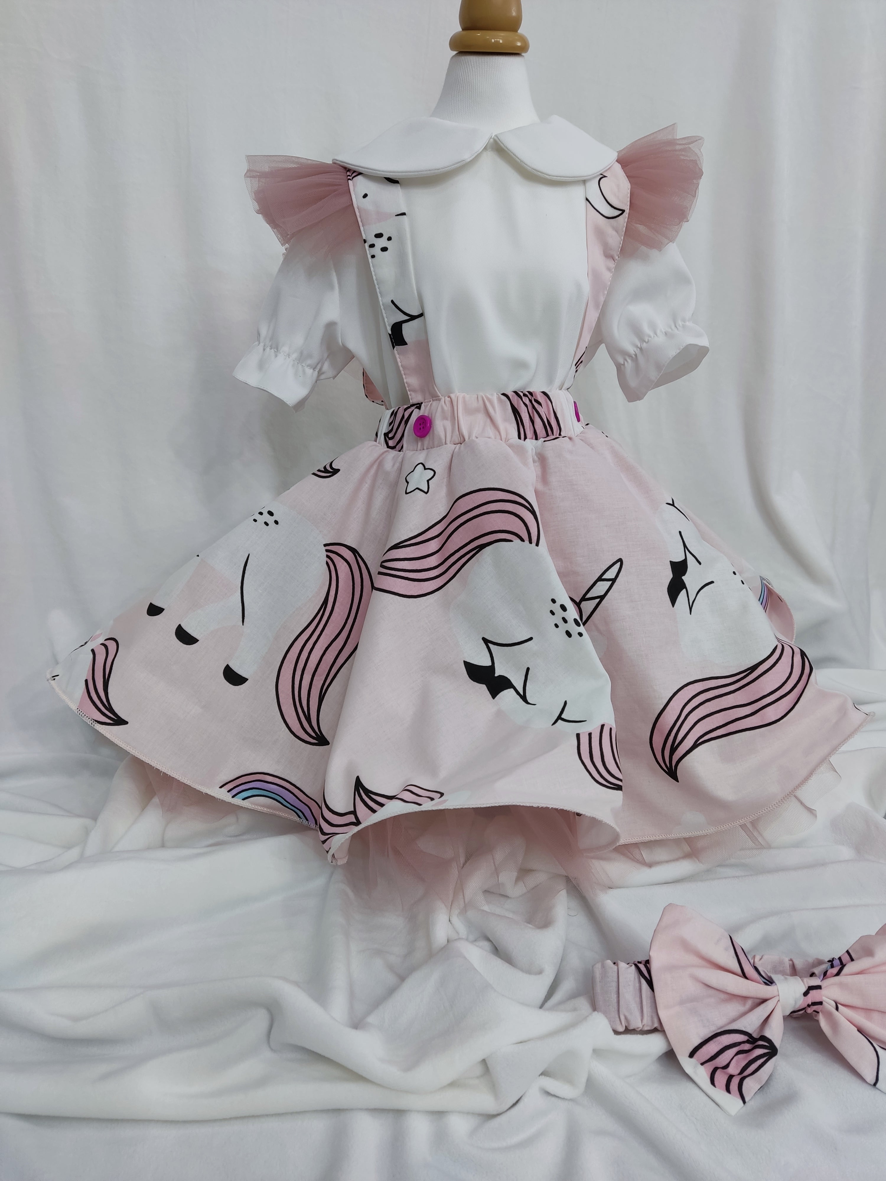 Set prima aniversare - unicorn roz