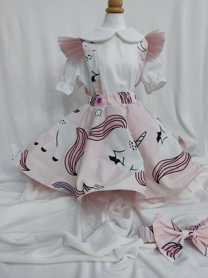 Set prima aniversare - unicorn roz