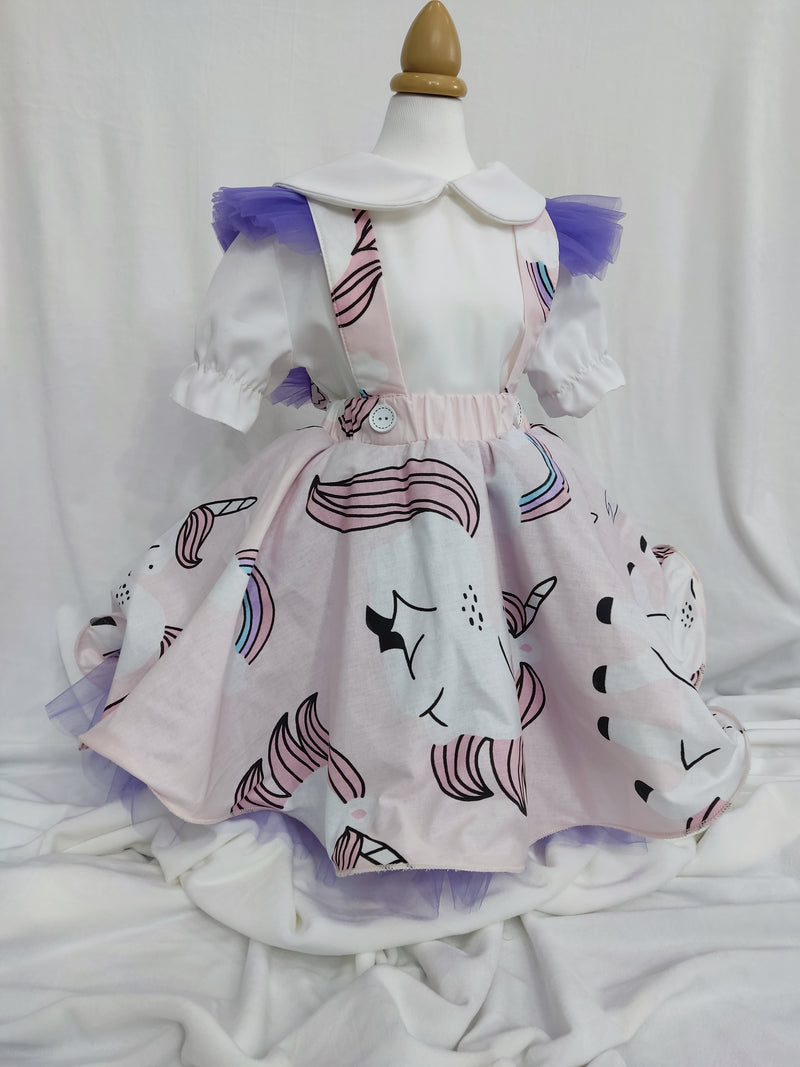 Set prima aniversare - unicorn mov