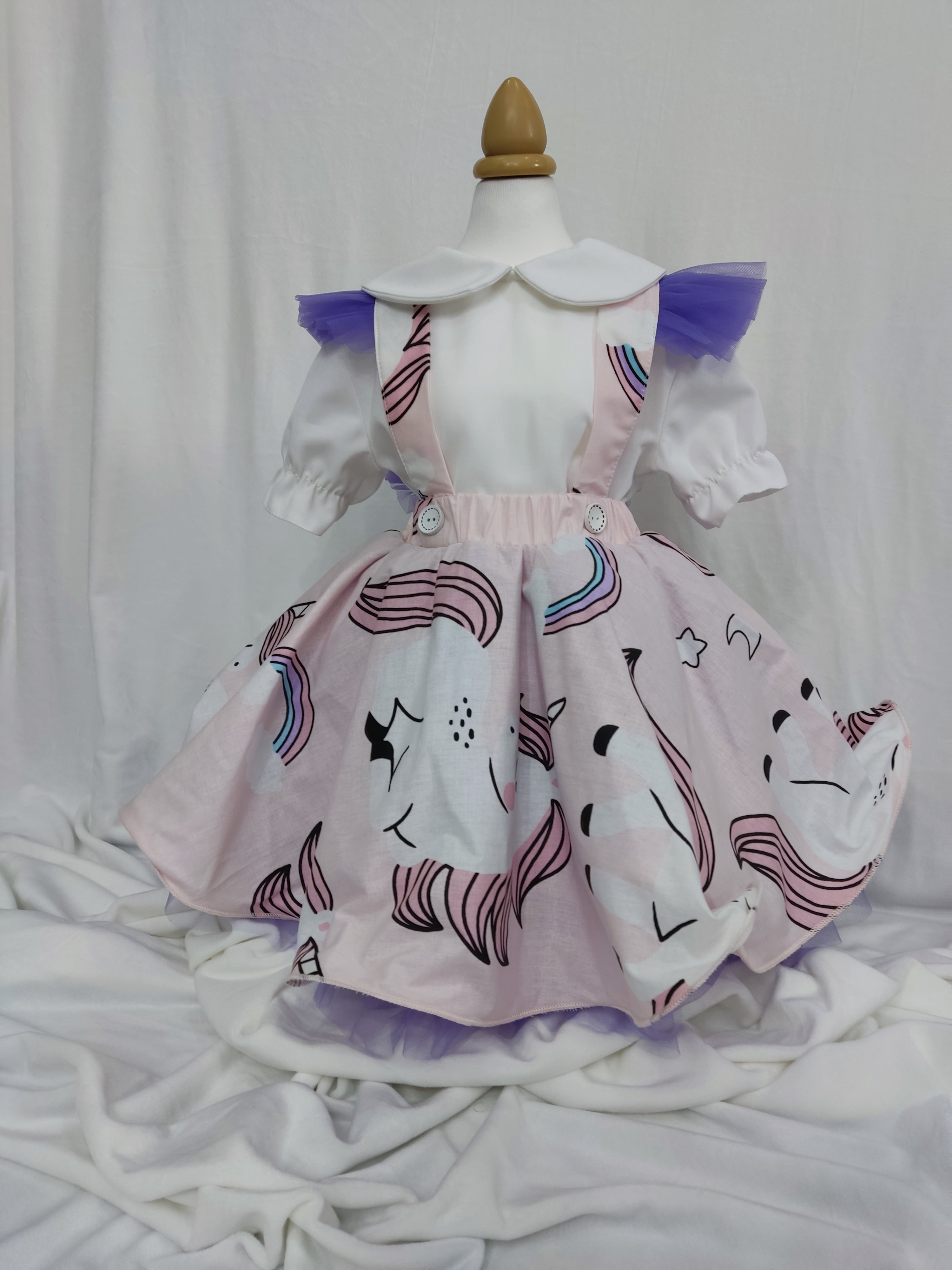 Set prima aniversare - unicorn mov