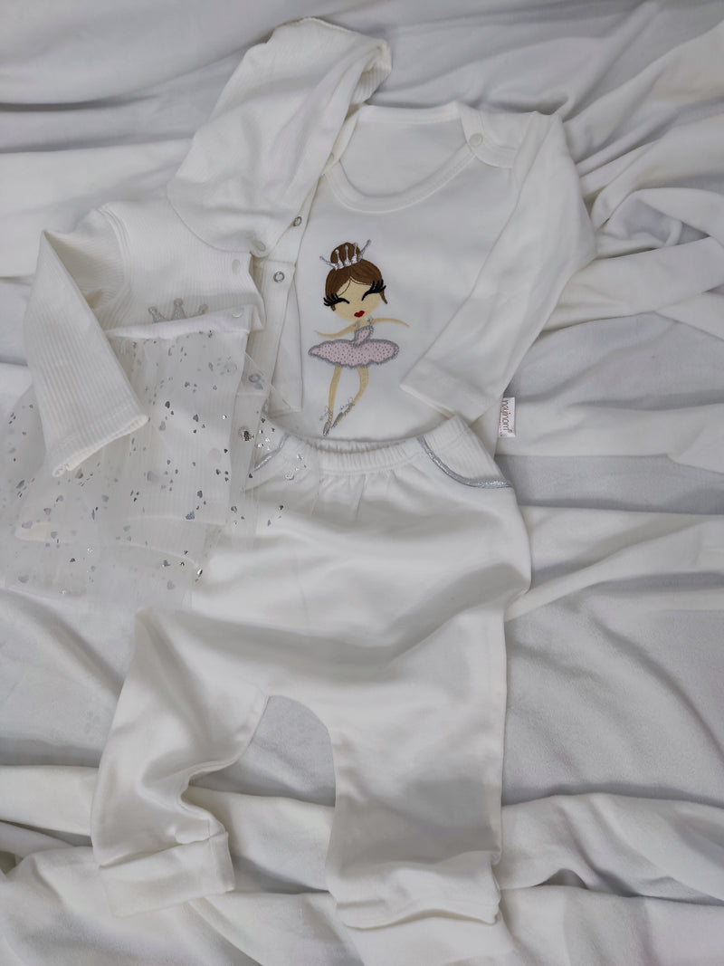 Compleu alb fetita - balerina
