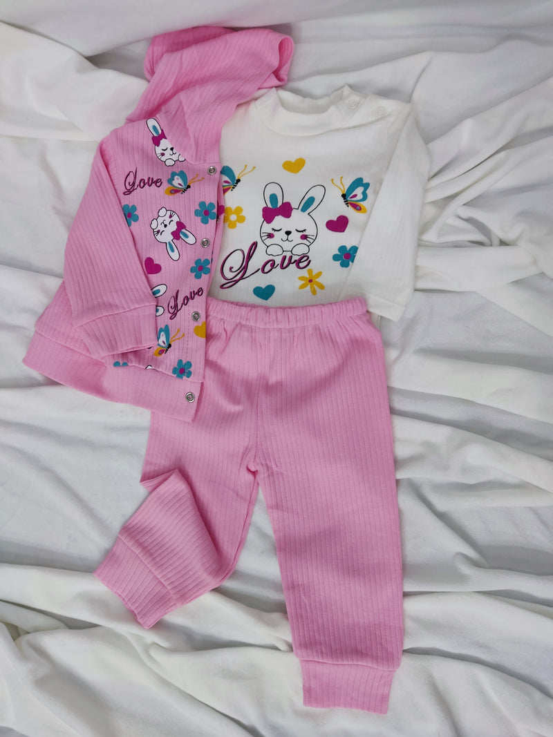 Compleu fetita - iepurasul colorat