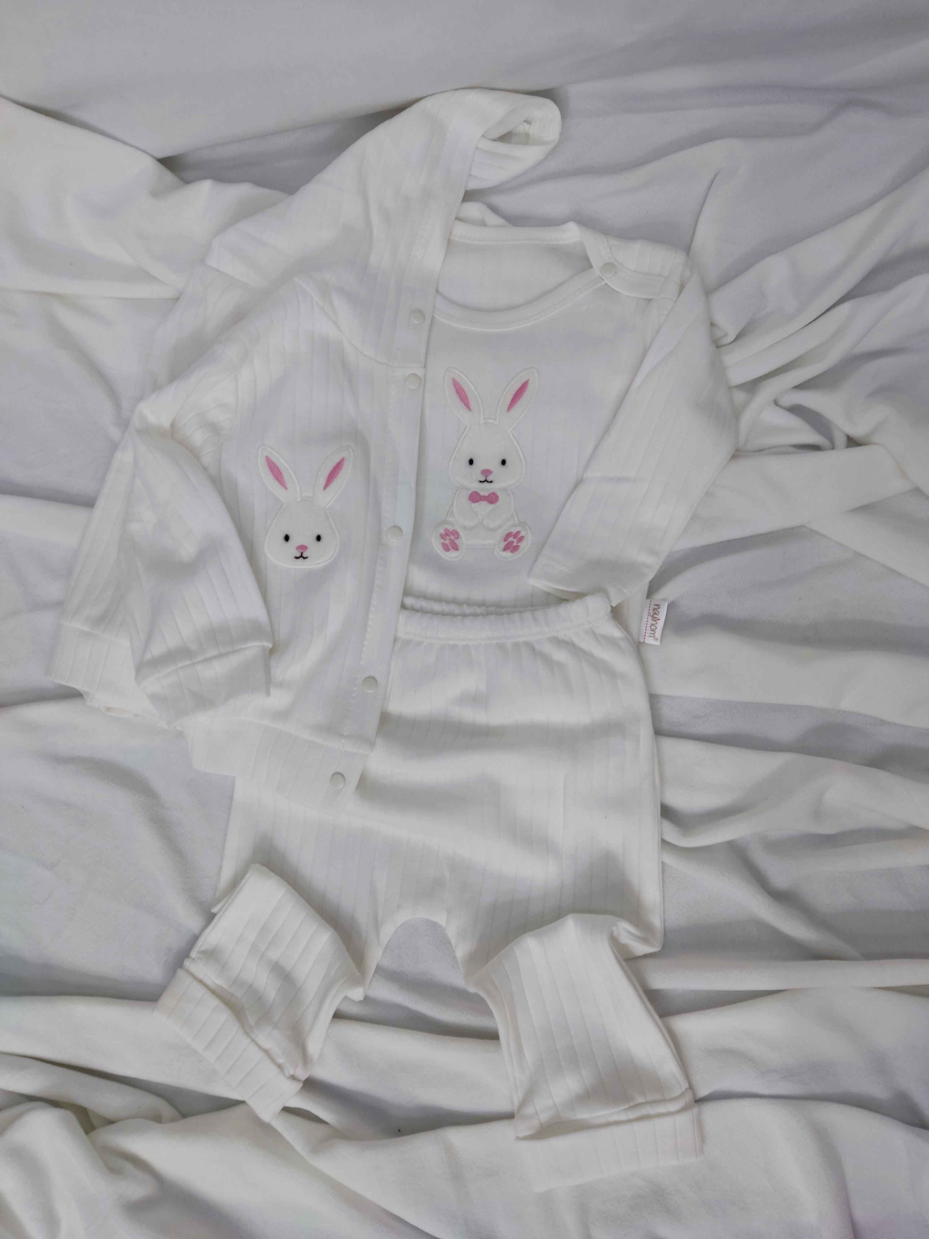 Compleu alb fetita - iepuras