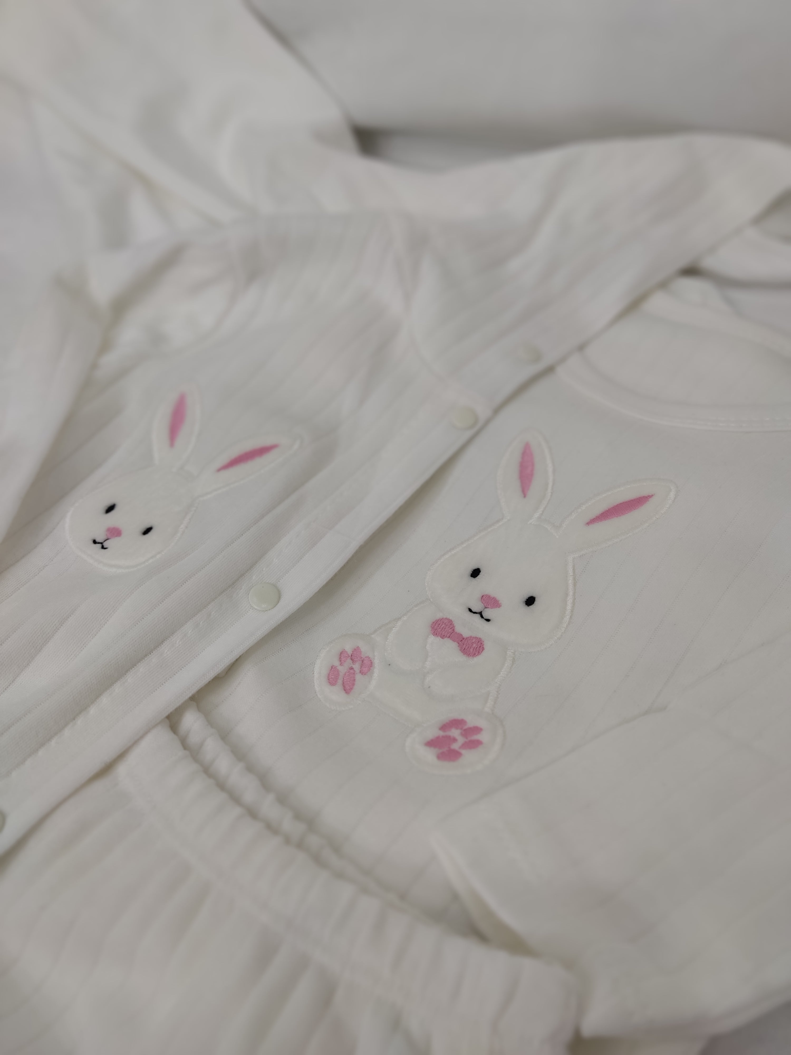 Compleu alb fetita - iepuras