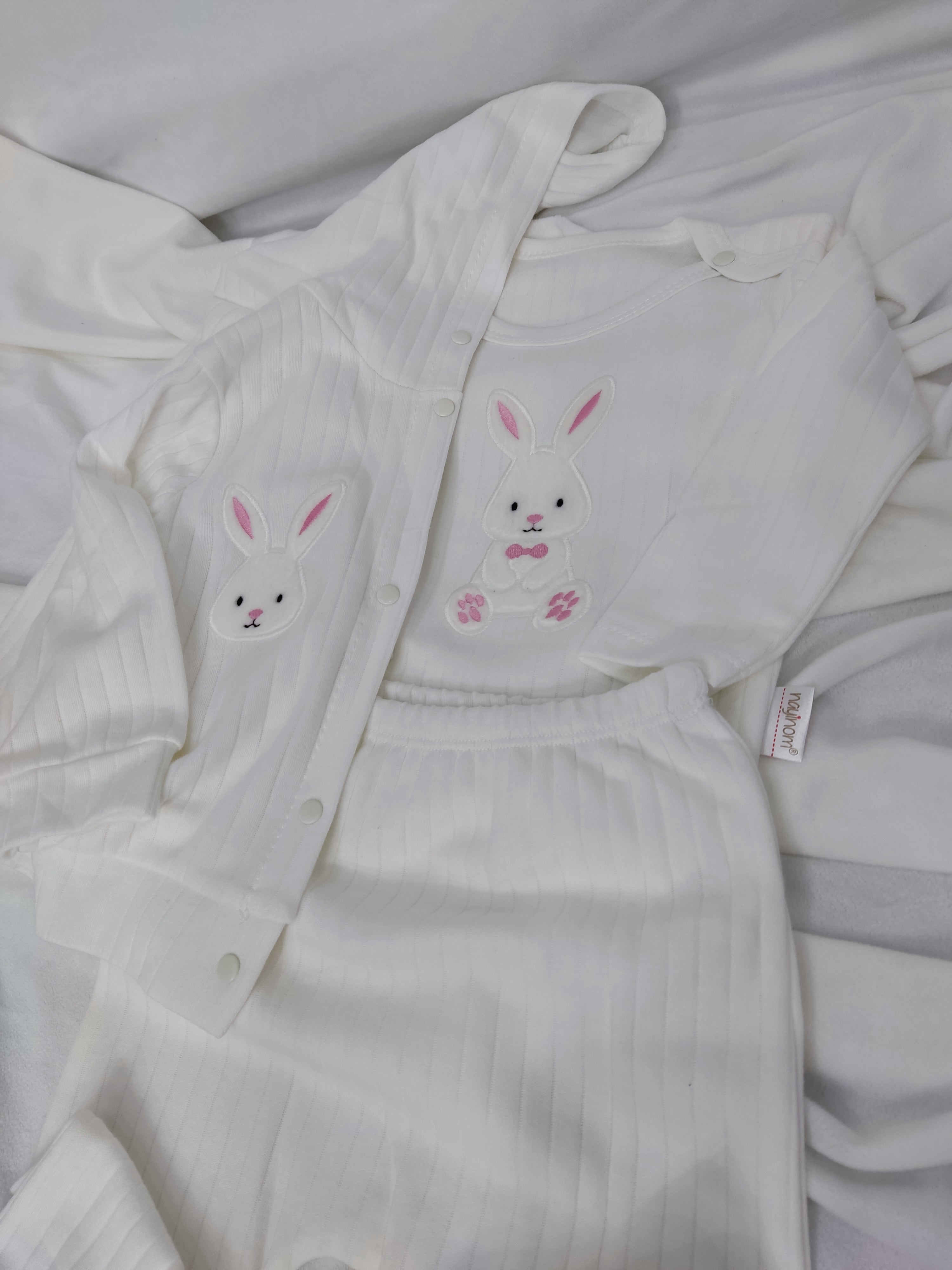 Compleu alb fetita - iepuras