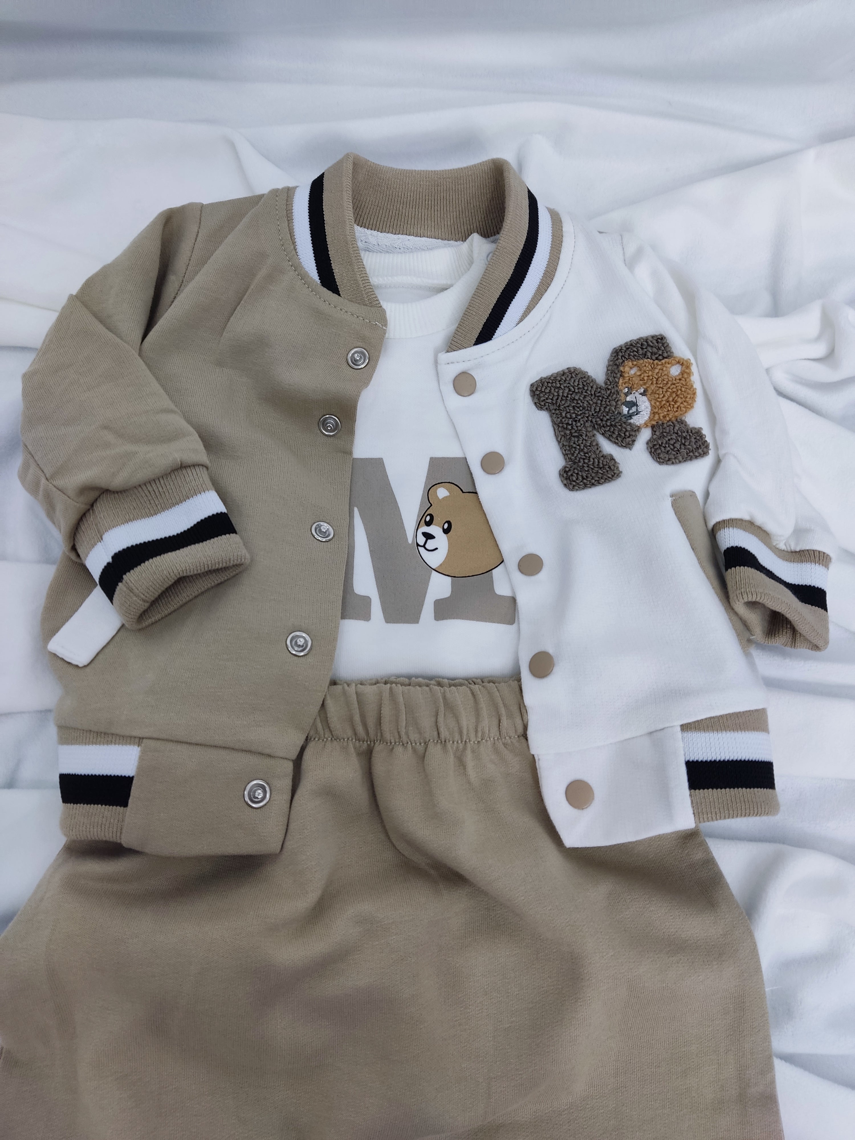 Compleu baiat M-urs bej