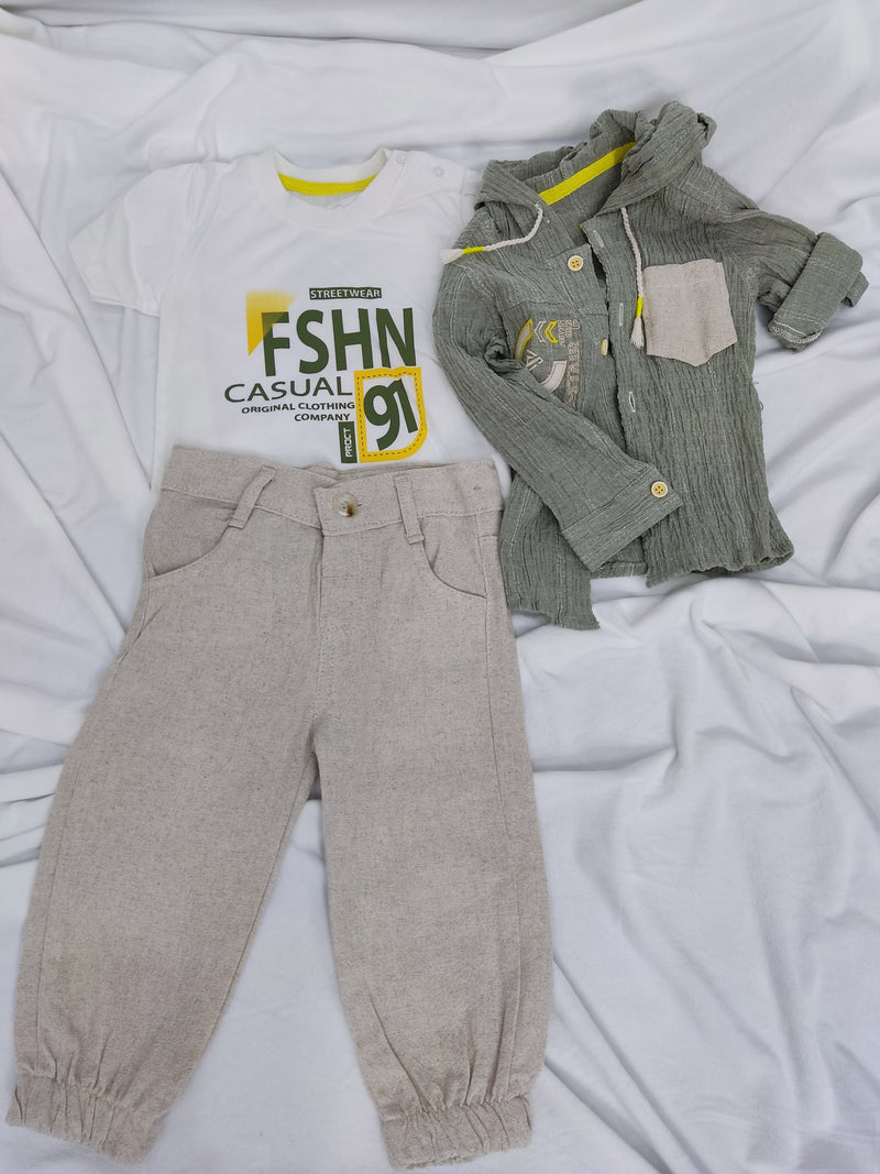 Compleu baiat Tony - verde