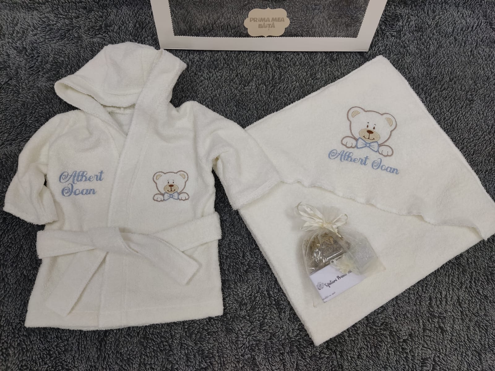 Set personalizat baiat - prima baita cu nasii