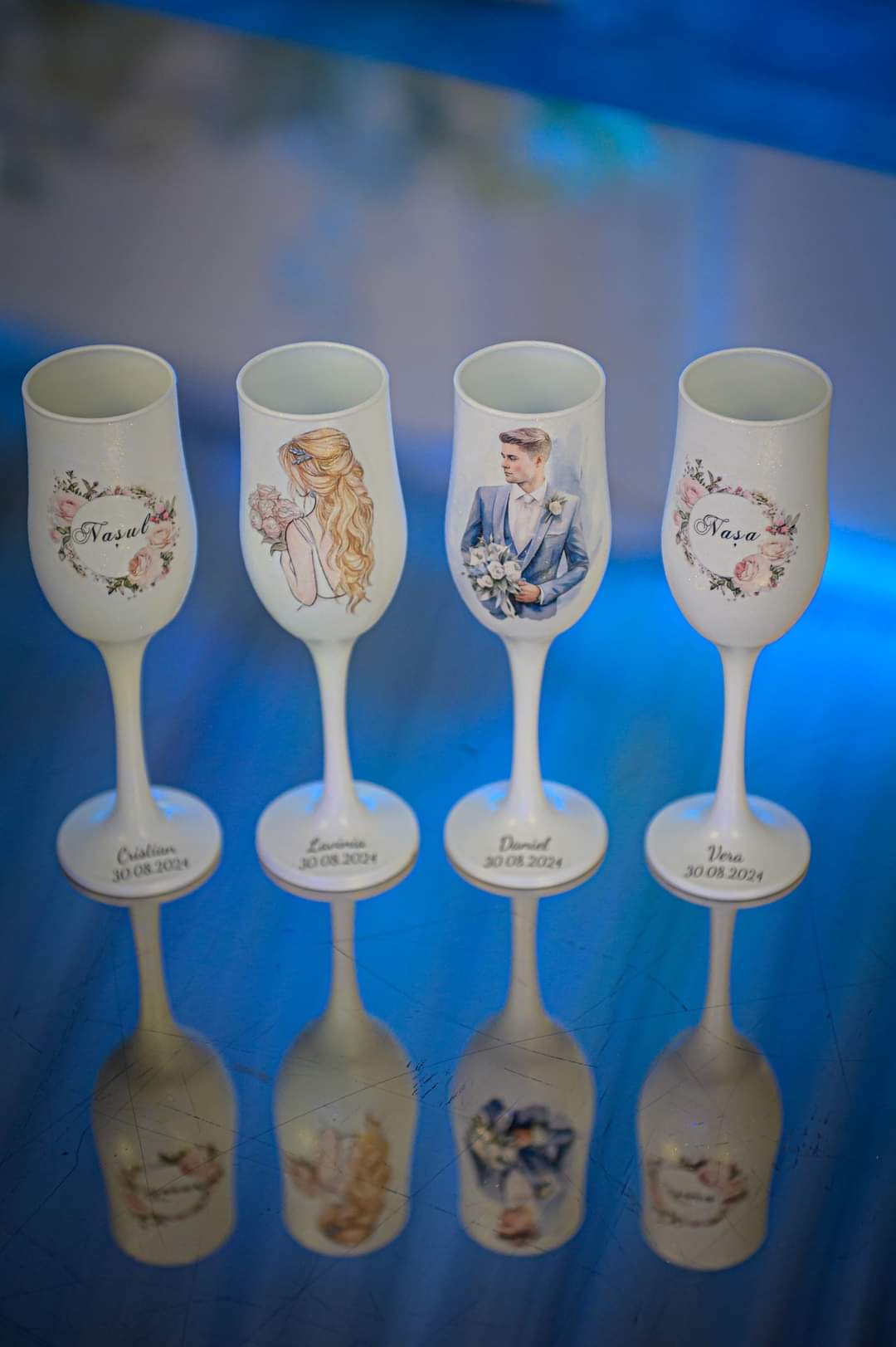 Pahare personalizate nunta