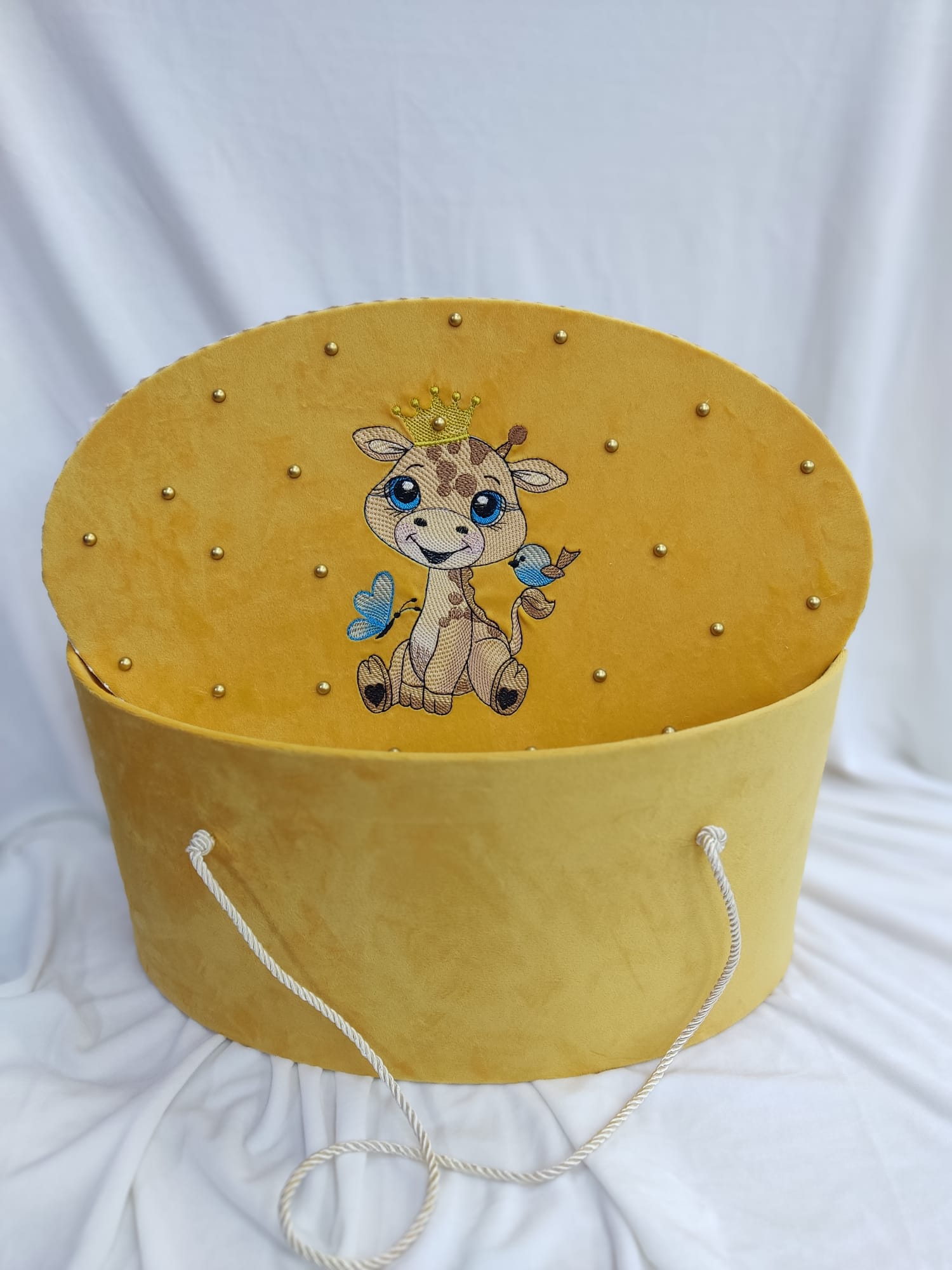 Cufar botez baiat - tematica girafa