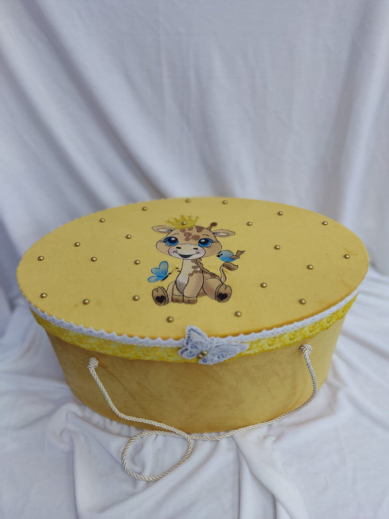 Cufar botez baiat - tematica girafa