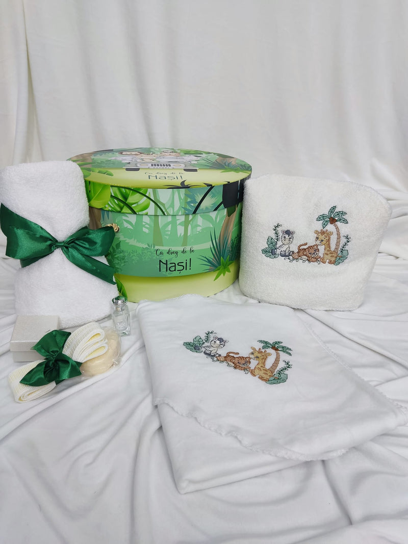 Trusou botez baiat - animale din jungla