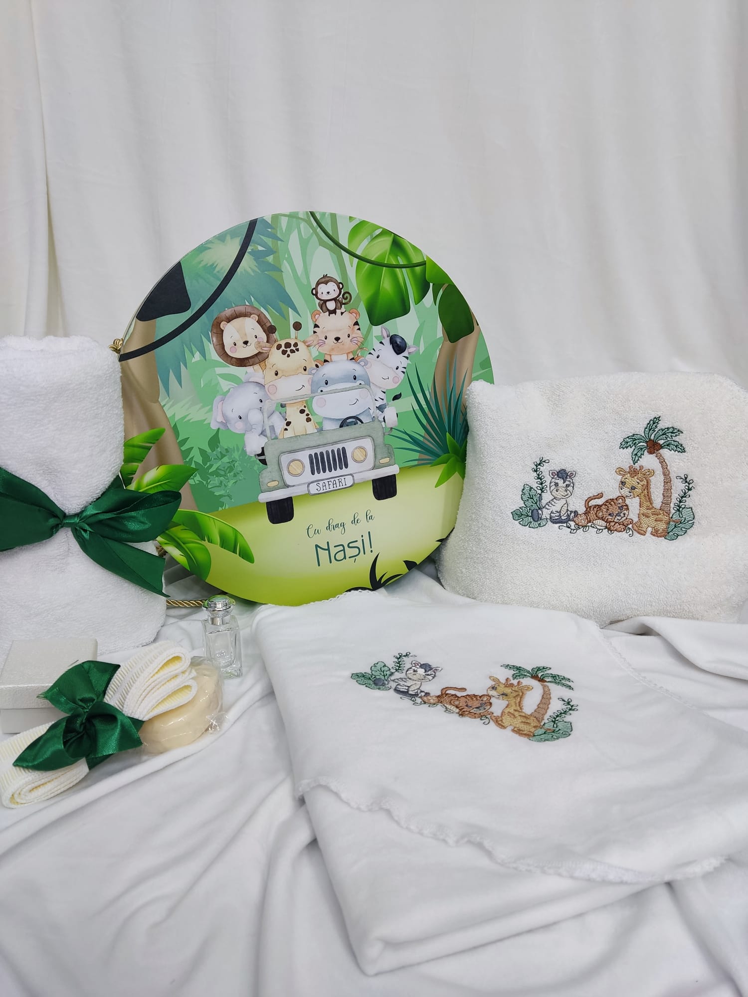 Trusou botez baiat - animale din jungla