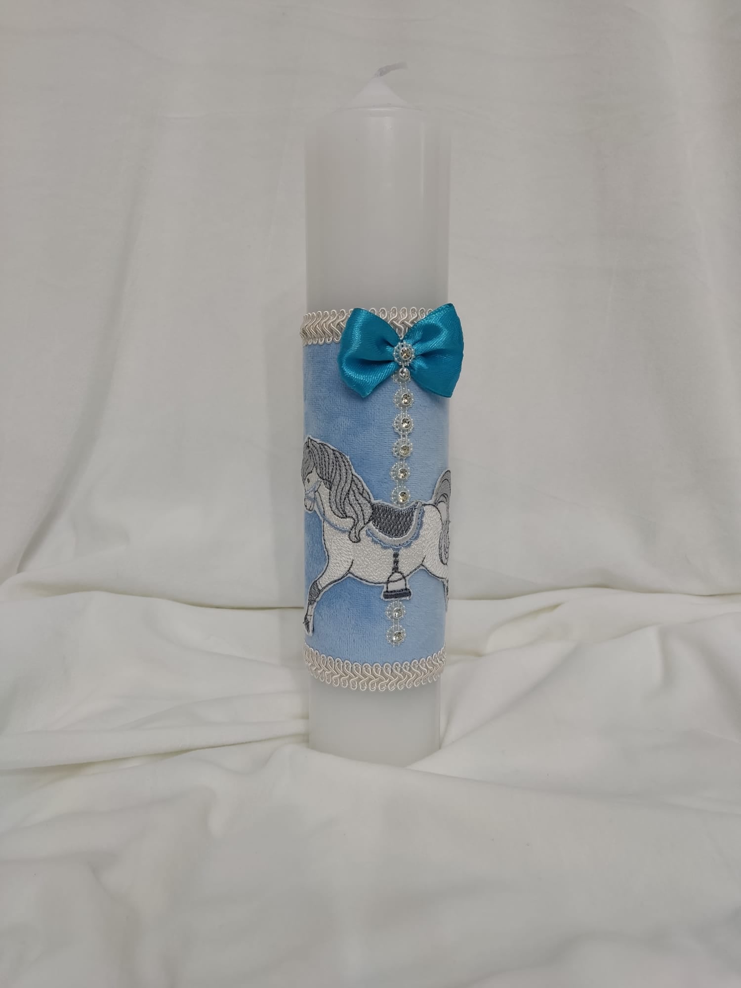 Lumanare botez baiat tematica carusel