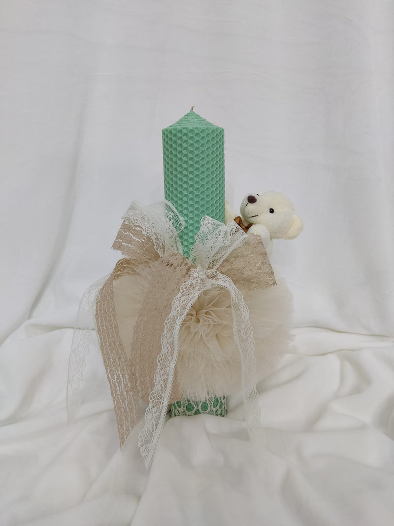 Lumânare botez baiat Little Teddybear