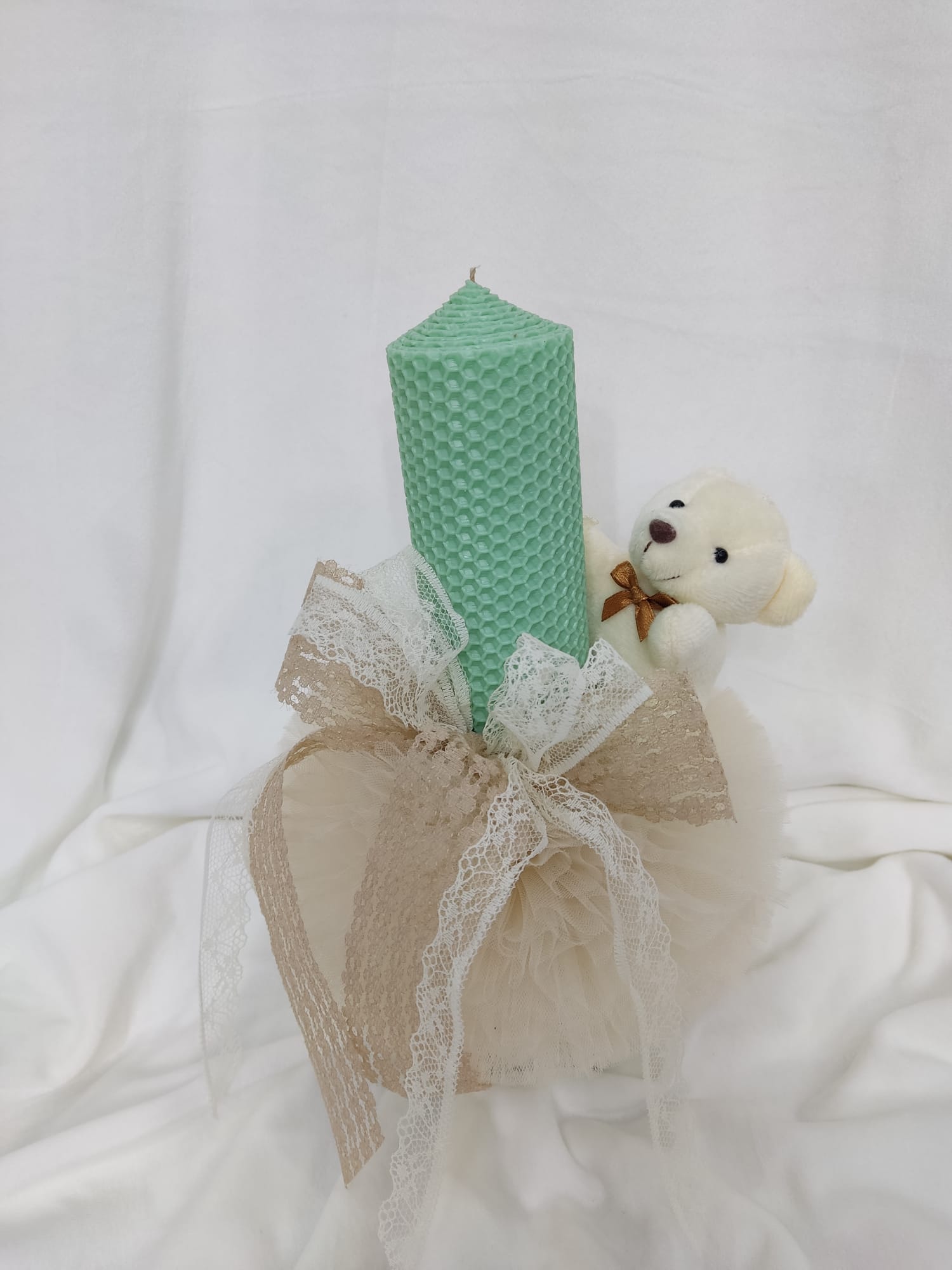 Lumânare botez baiat Little Teddybear