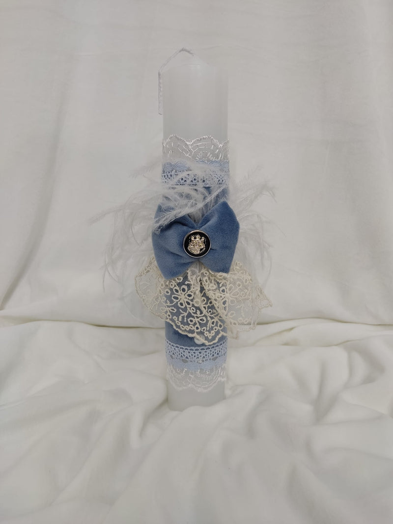 Lumânare botez baiat Royal