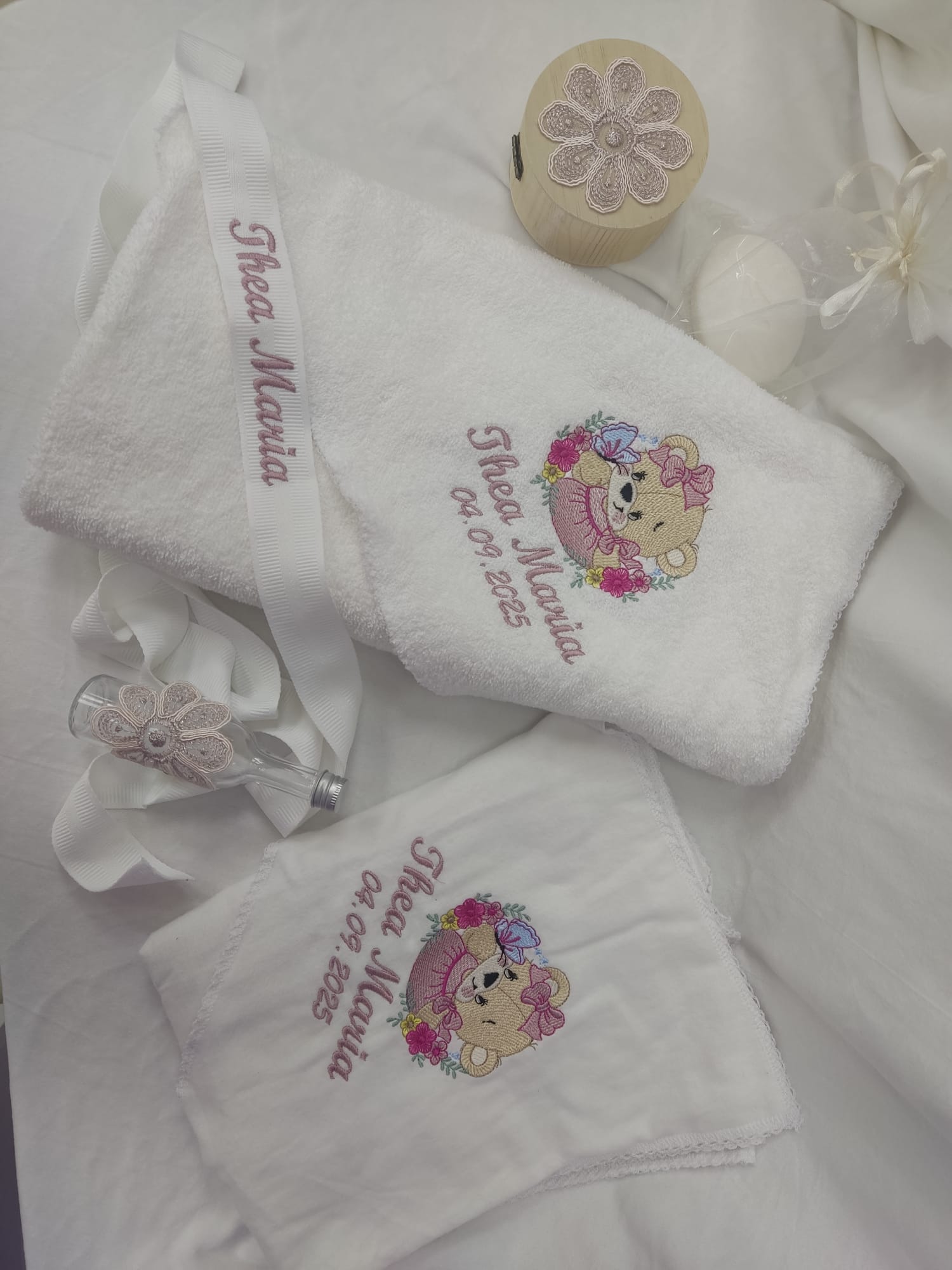 Trusou botez de baza personalizat - 7 piese 