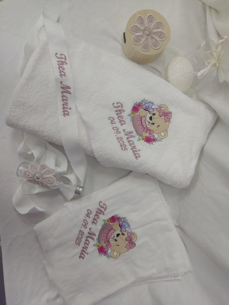 Trusou botez de baza personalizat - 7 piese 