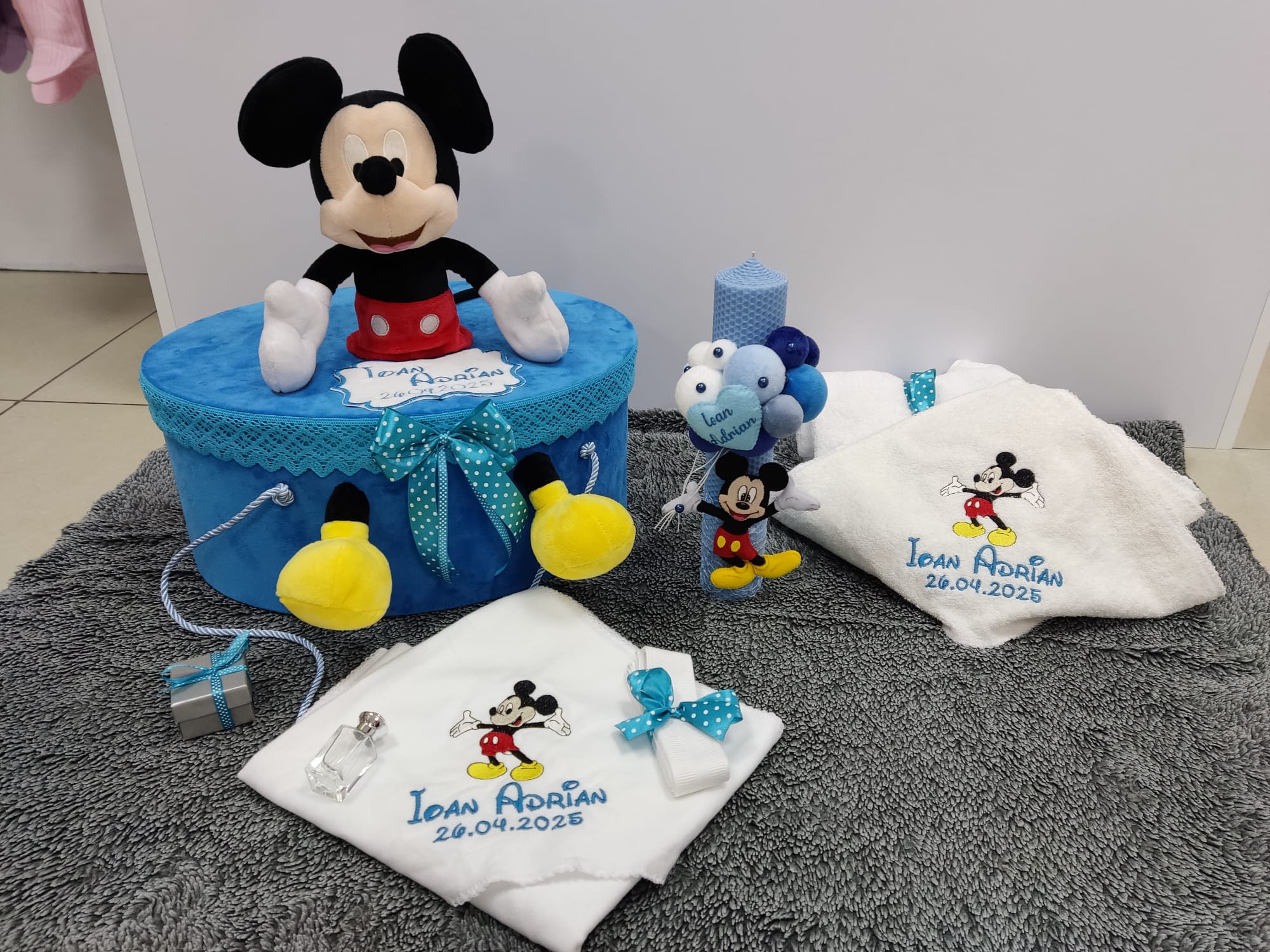 Trusou botez baiat - tematica Mickey Mouse 3D