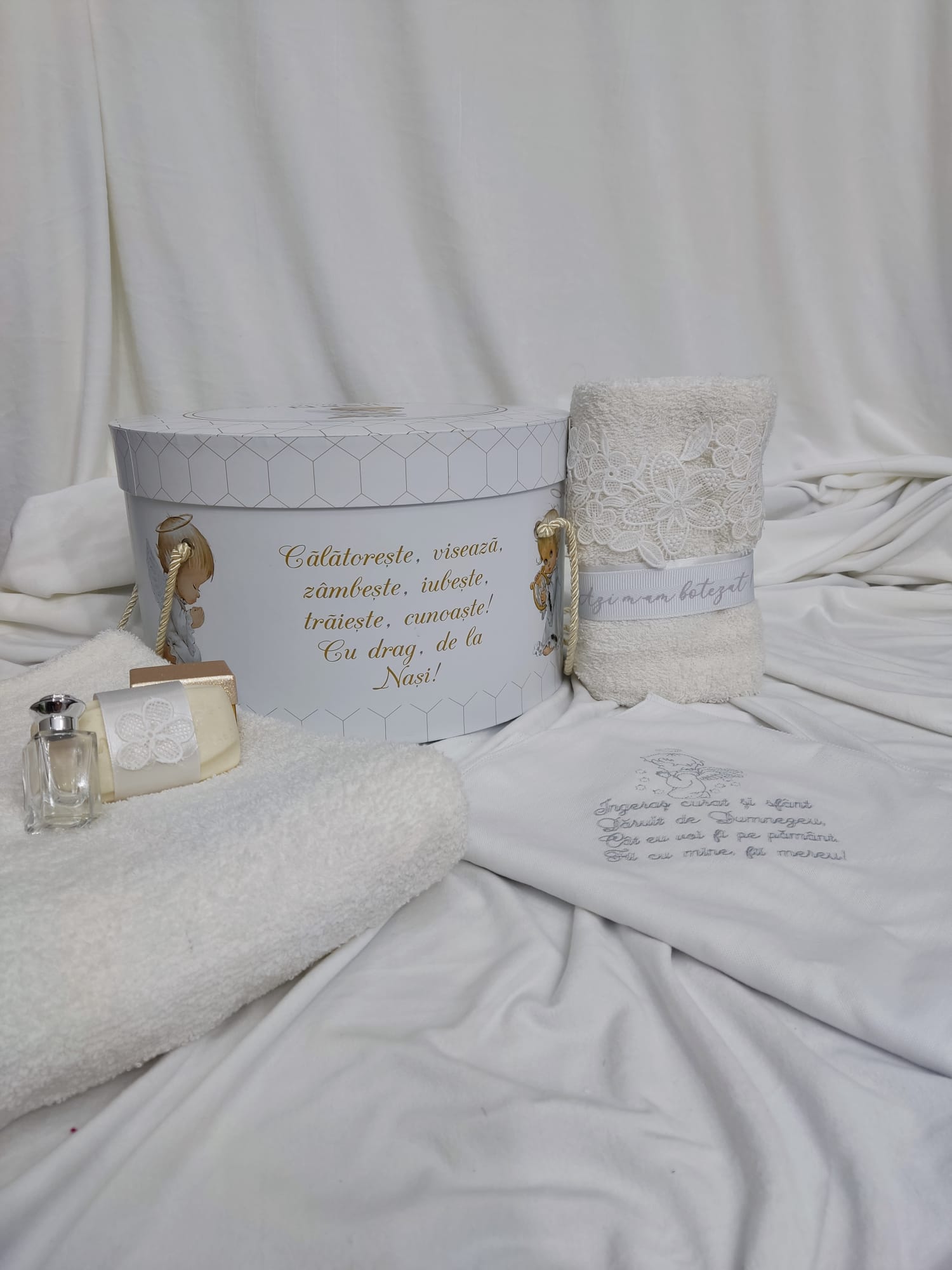 Trusou botez baiat - tematica îngeraș