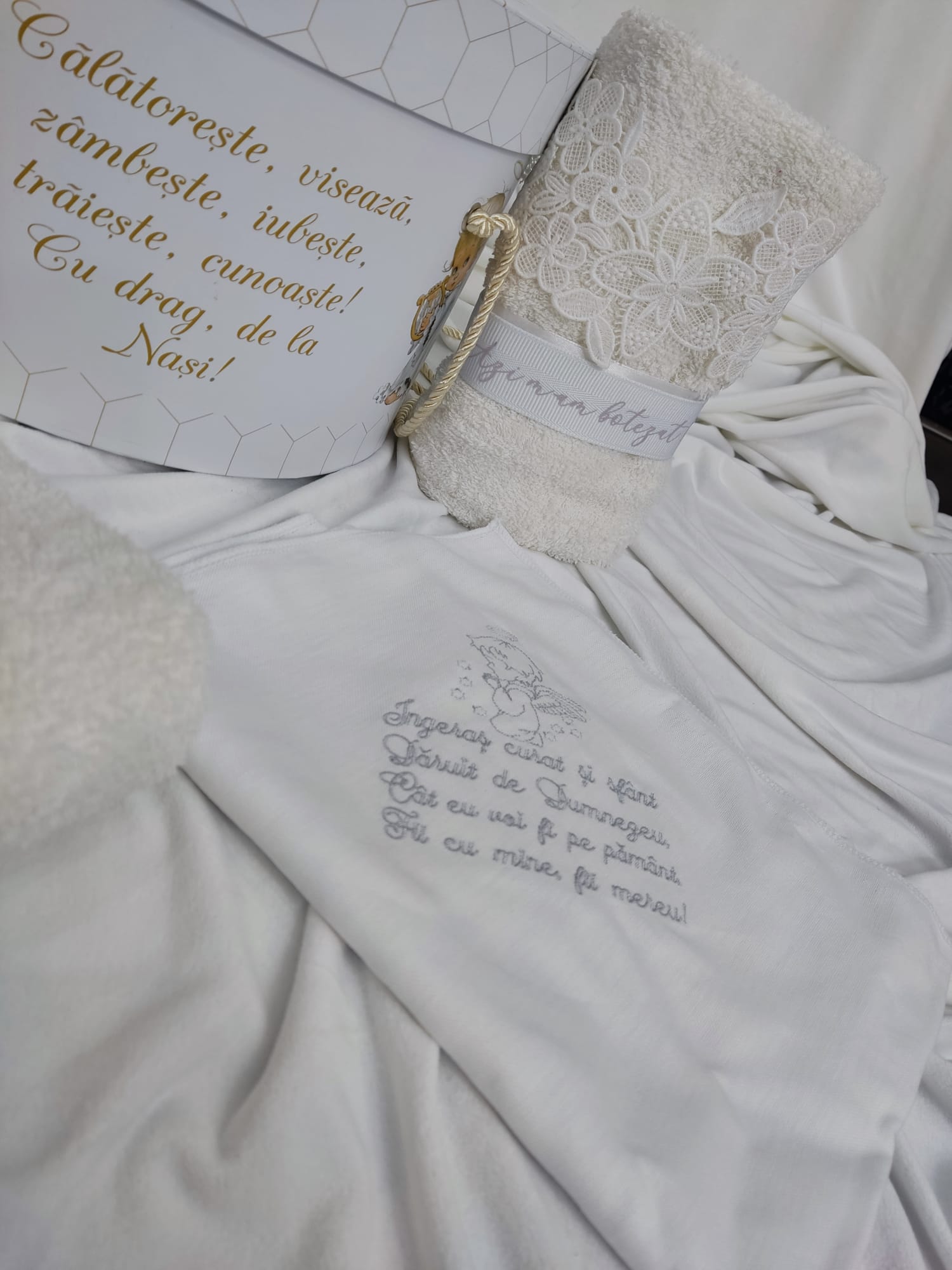 Trusou botez baiat - tematica îngeraș