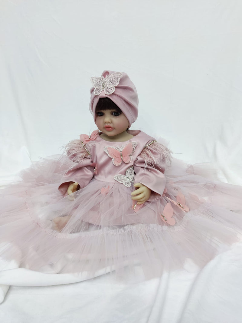 Rochiță botez Butterfly