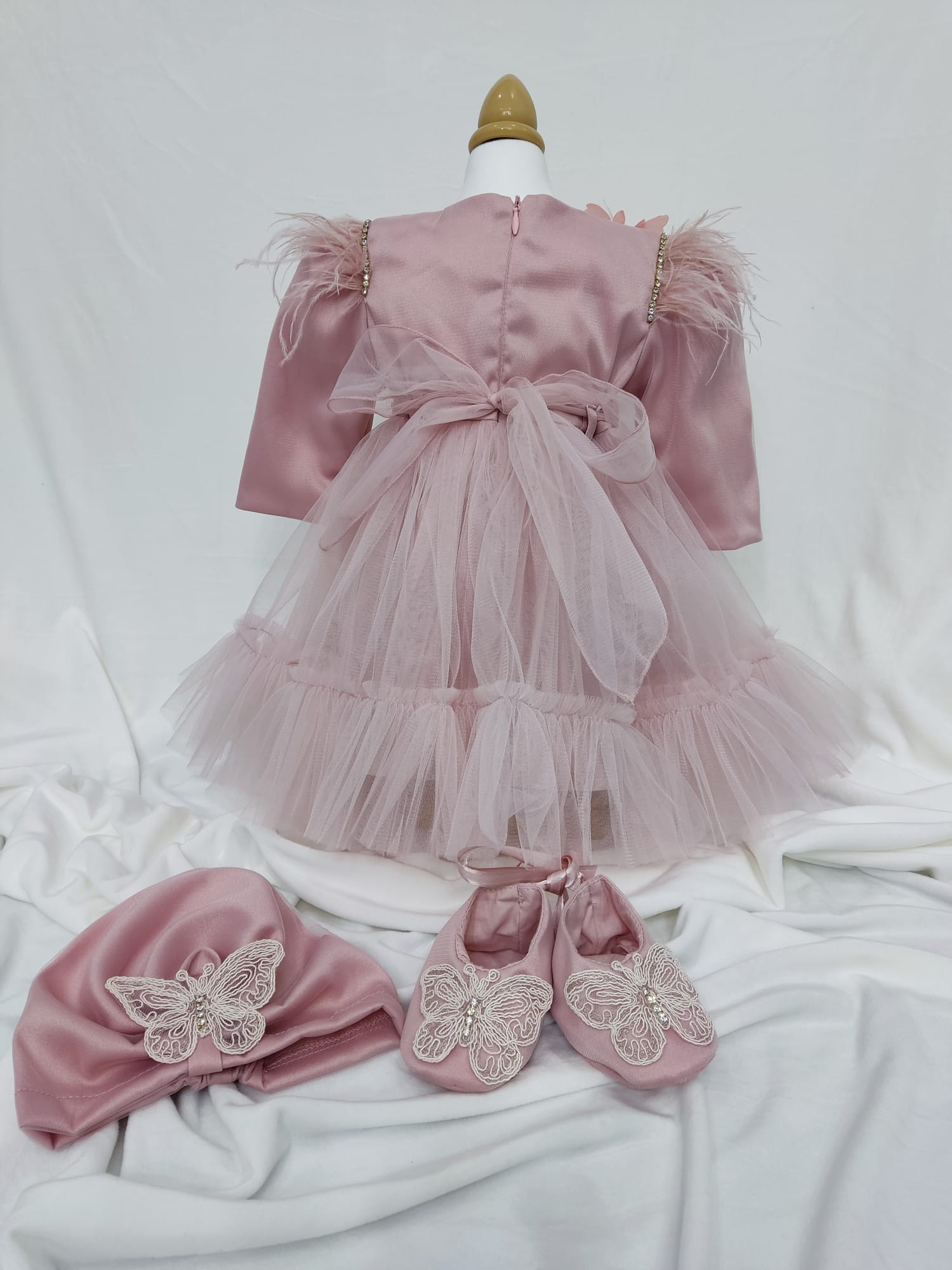 Rochiță botez Butterfly