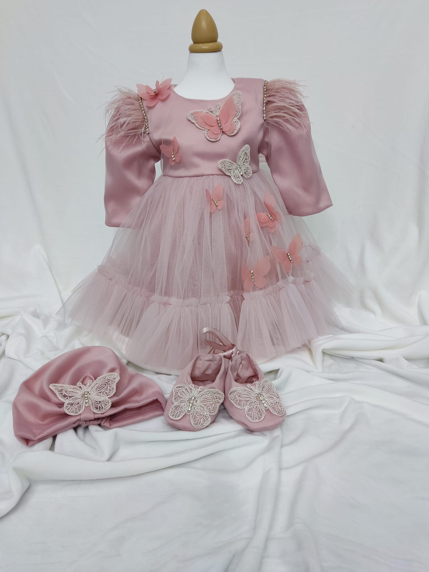 Rochiță botez Butterfly