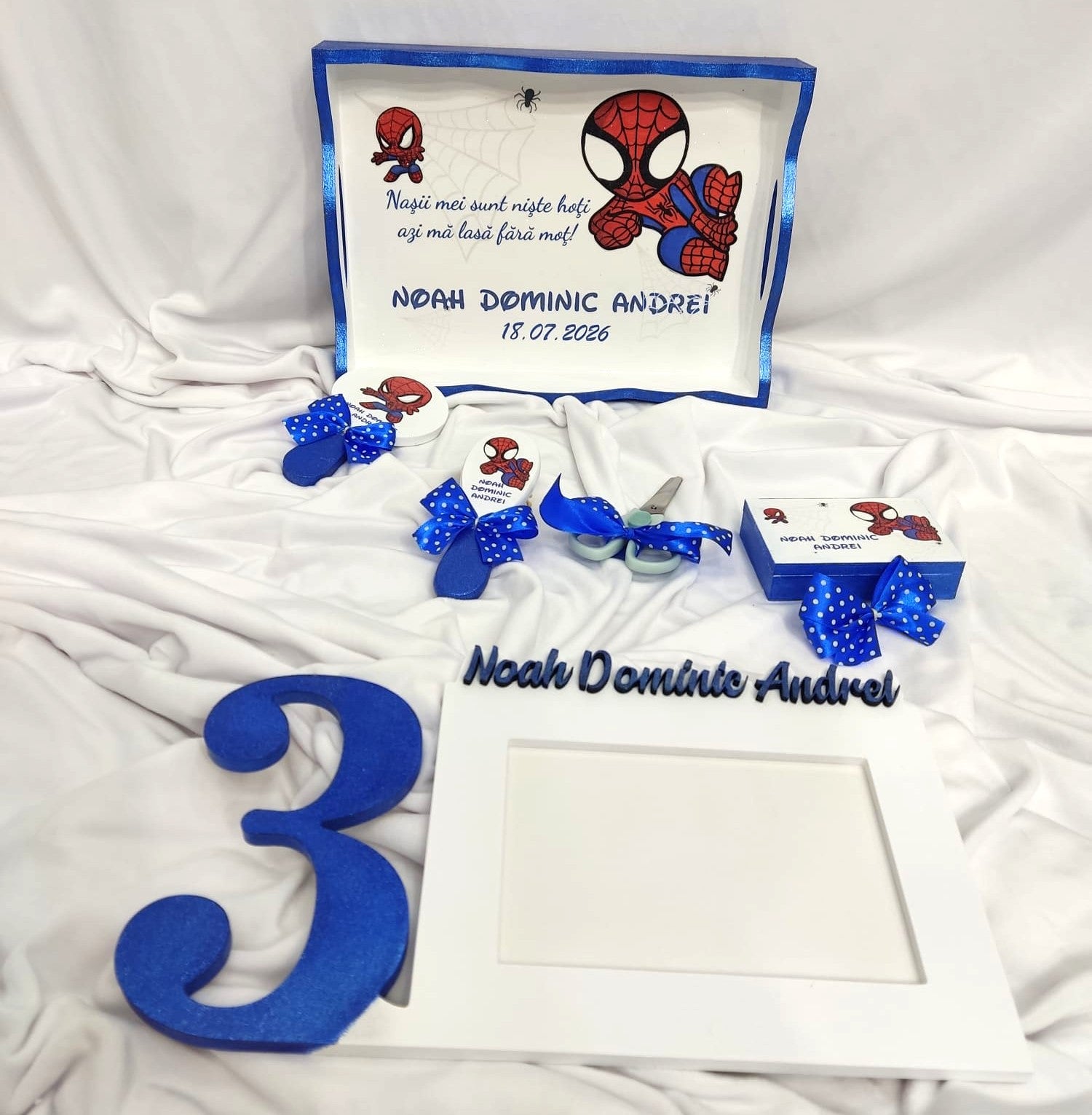 Set de mot personalizat Spiderman